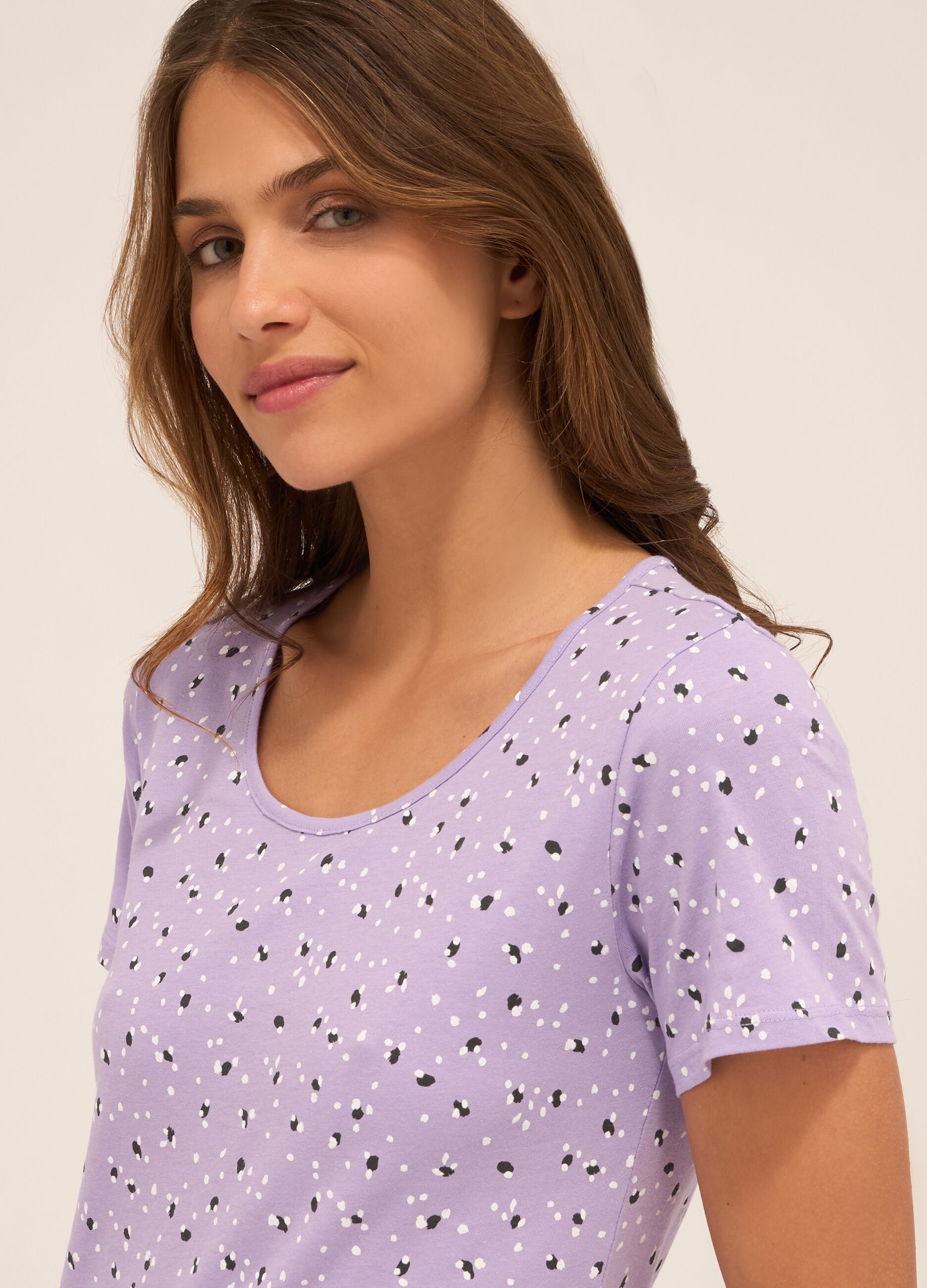 T-shirt in puro cotone donna_2