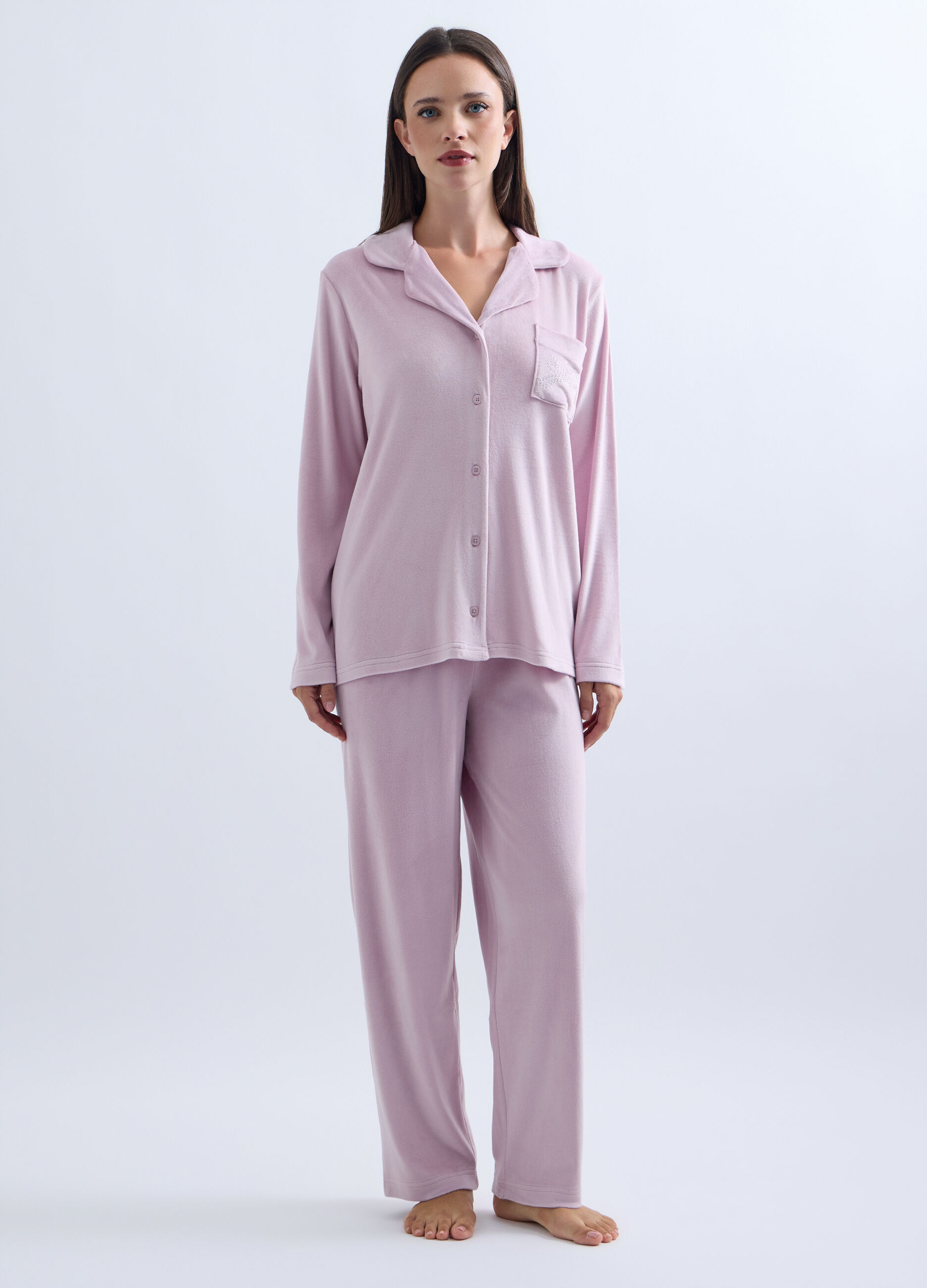 Set pigiama velour stretch donna_0
