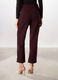 Pantaloni in punto Milano di misto viscosa stretch donna_1