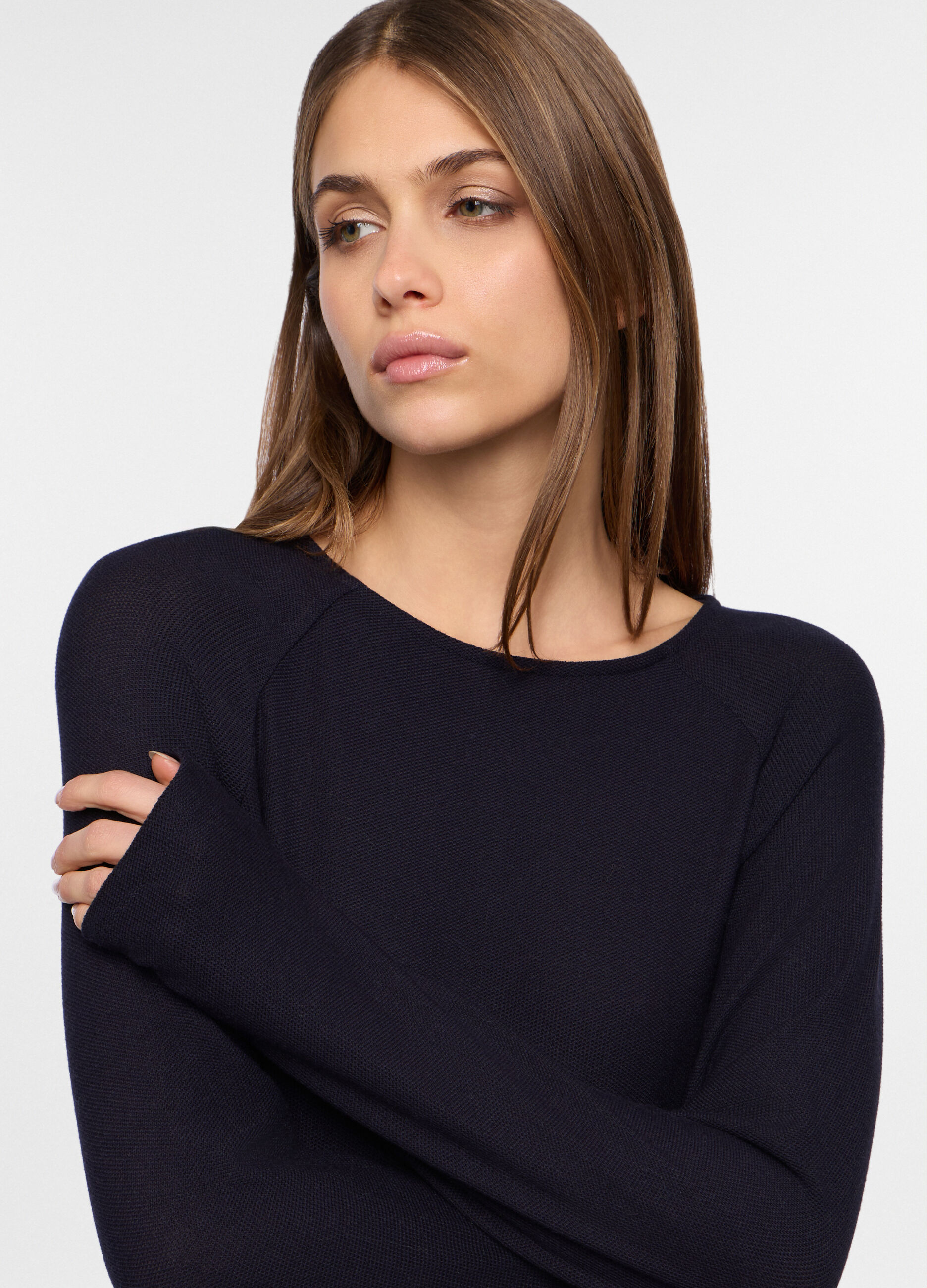 T-shirt tricot misto viscosa donna_2