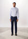 Pantalone regular in twill stretch uomo_0