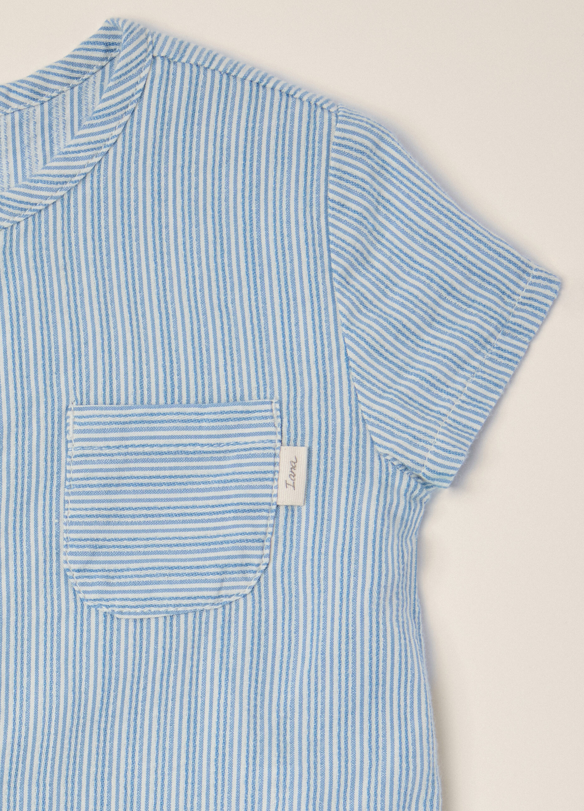 Set in puro cotone seersucker IANA neonato_2