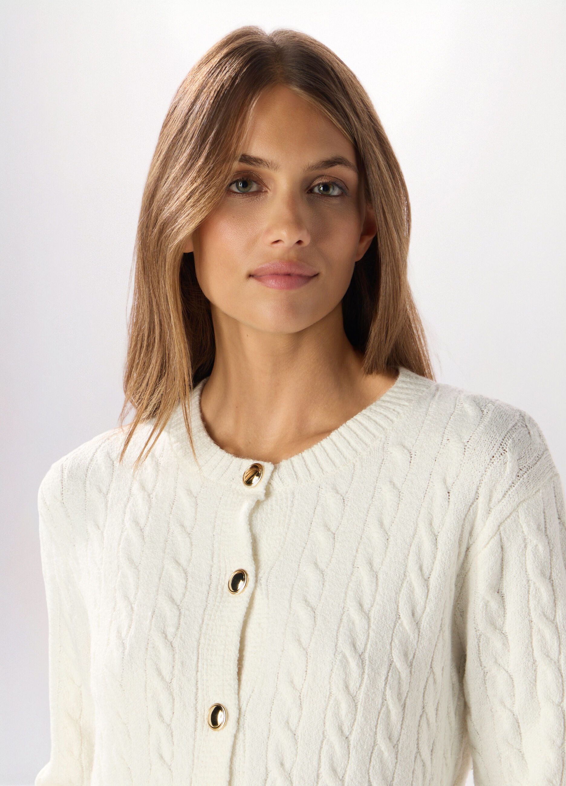 Cardigan misto cotone donna_2