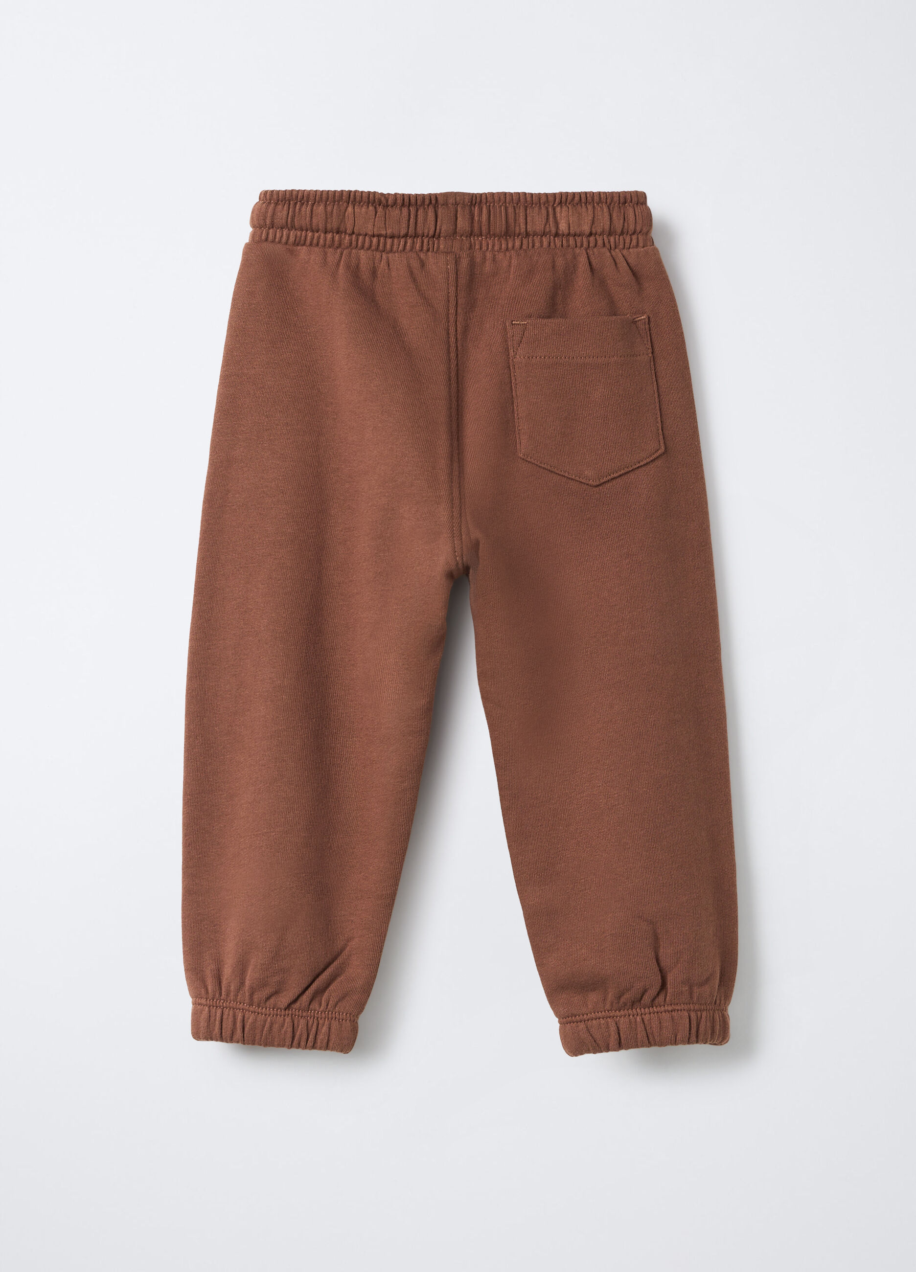 Jogger in puro cotone garzato Comfort Fit bimbo_1