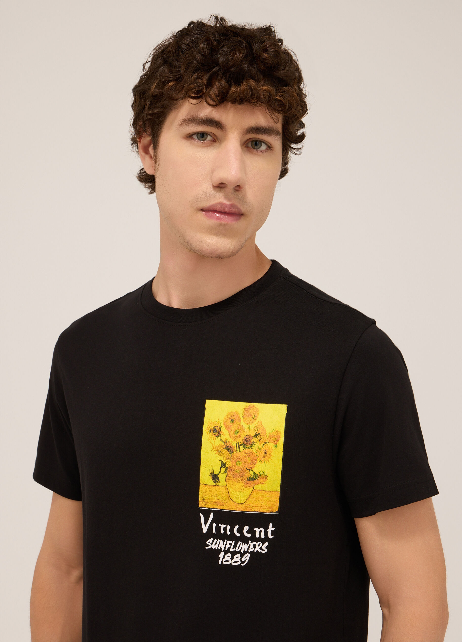 T-shirt in jersey di cotone con stampa uomo_2