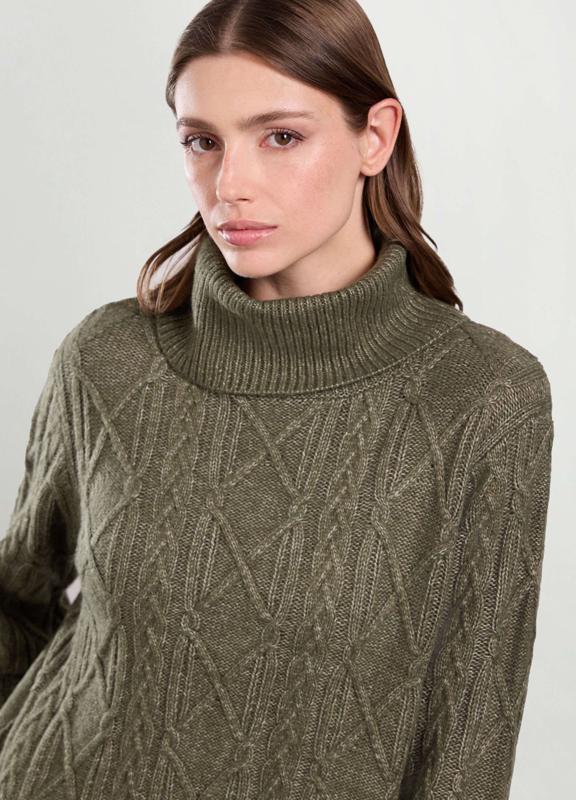 Pullover a collo alto donna_2
