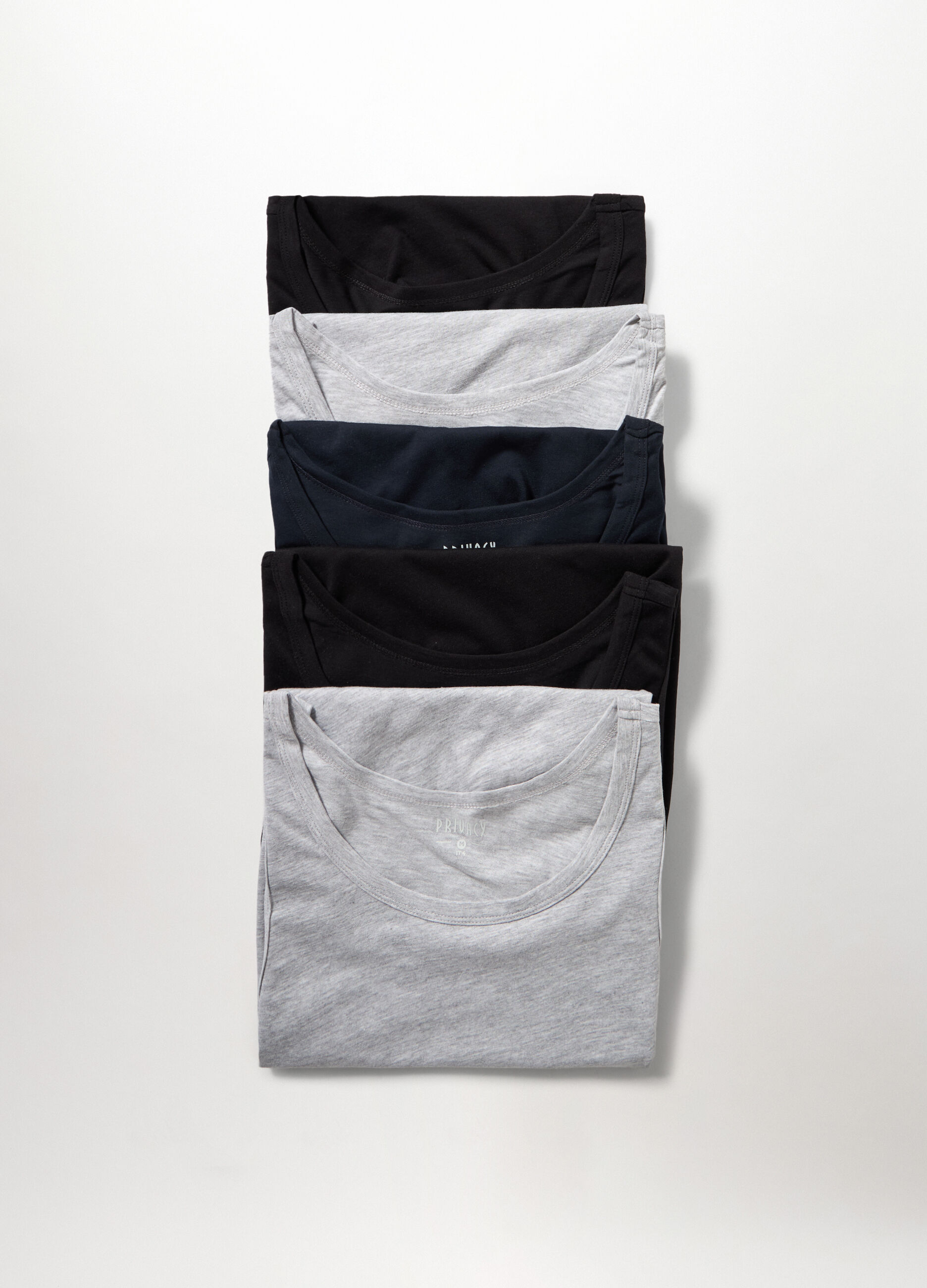 5 pack canotte in jersey di cotone uomo_0
