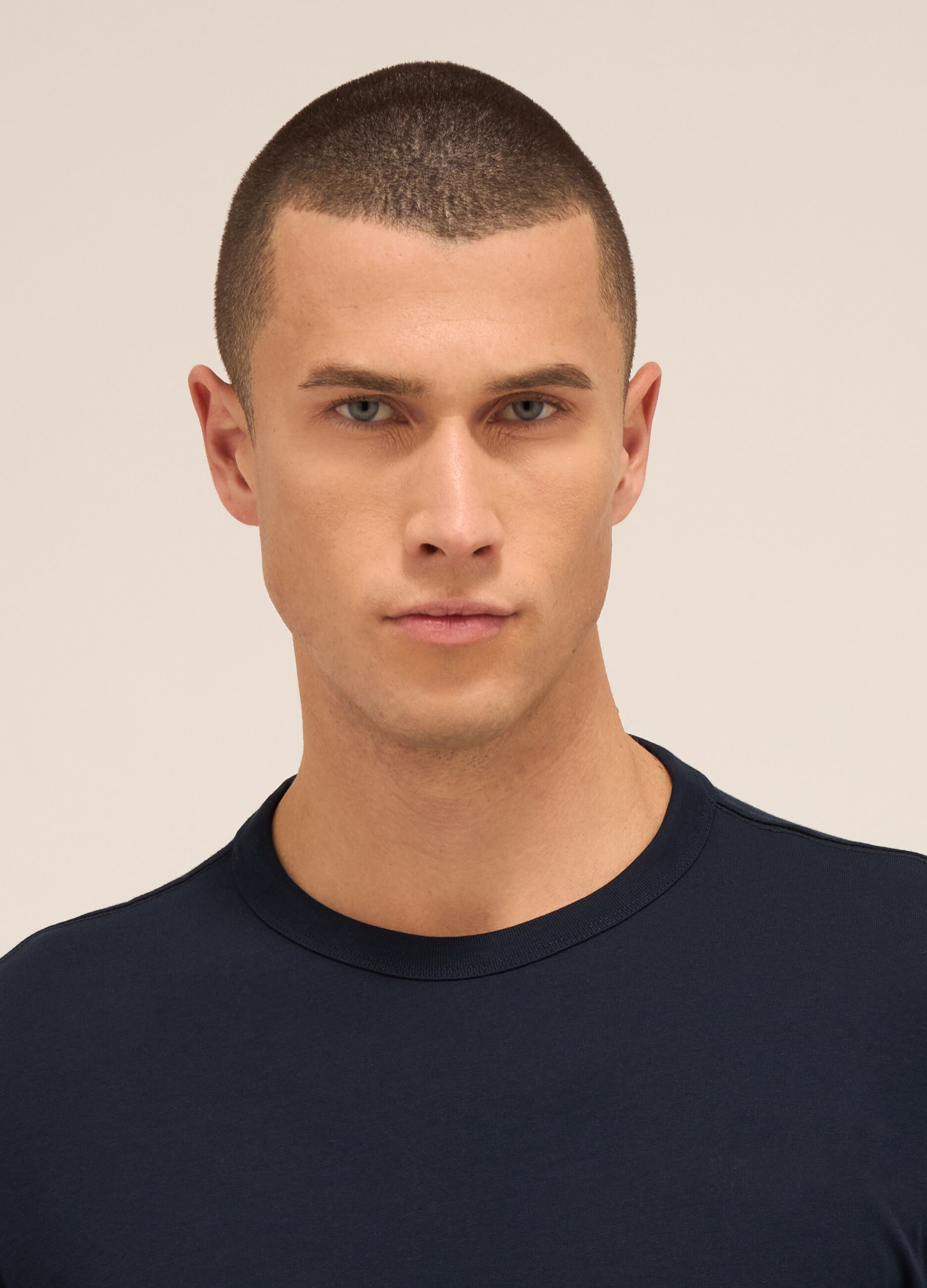 Maglia a maniche lunghe in puro cotone uomo_2