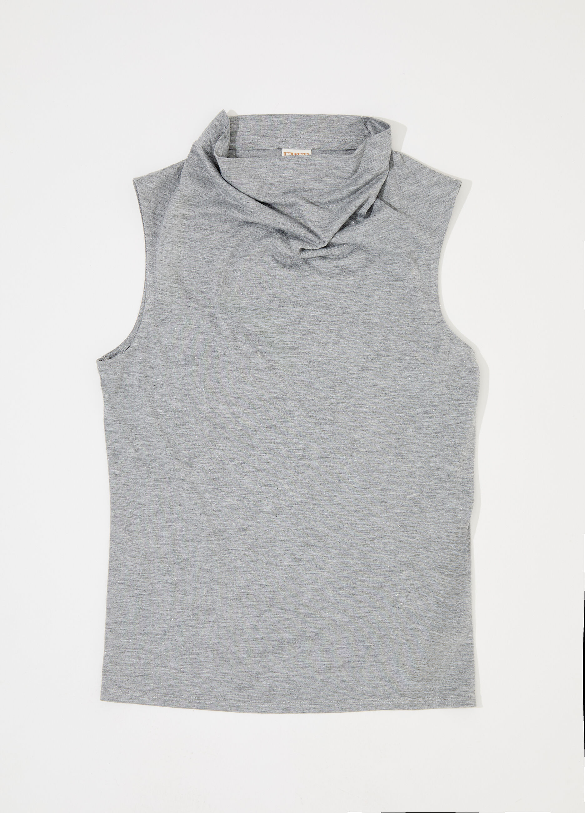 Lupetto smanicato in filo lurex donna_4