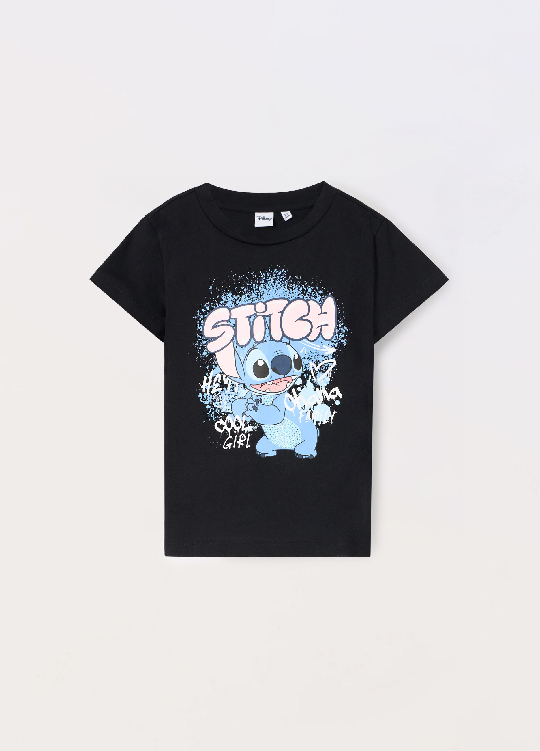 T-shirt in jersey di puro cotone ragazza_0