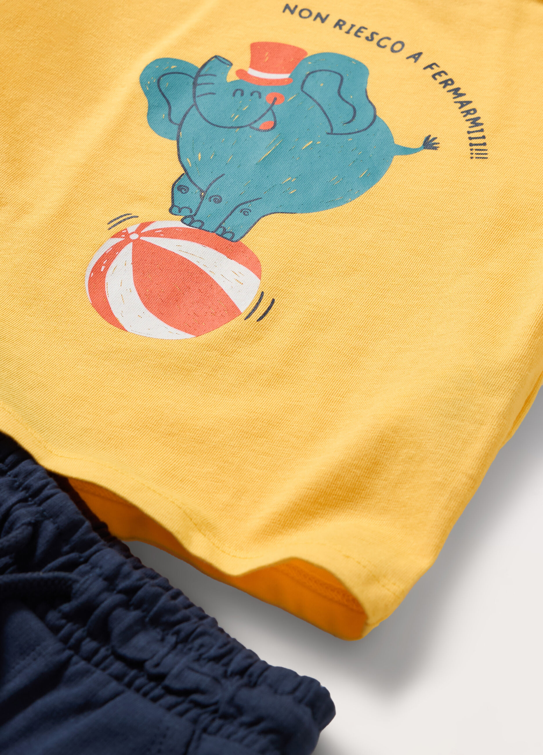Jogging set in jersey di puro cotone neonato