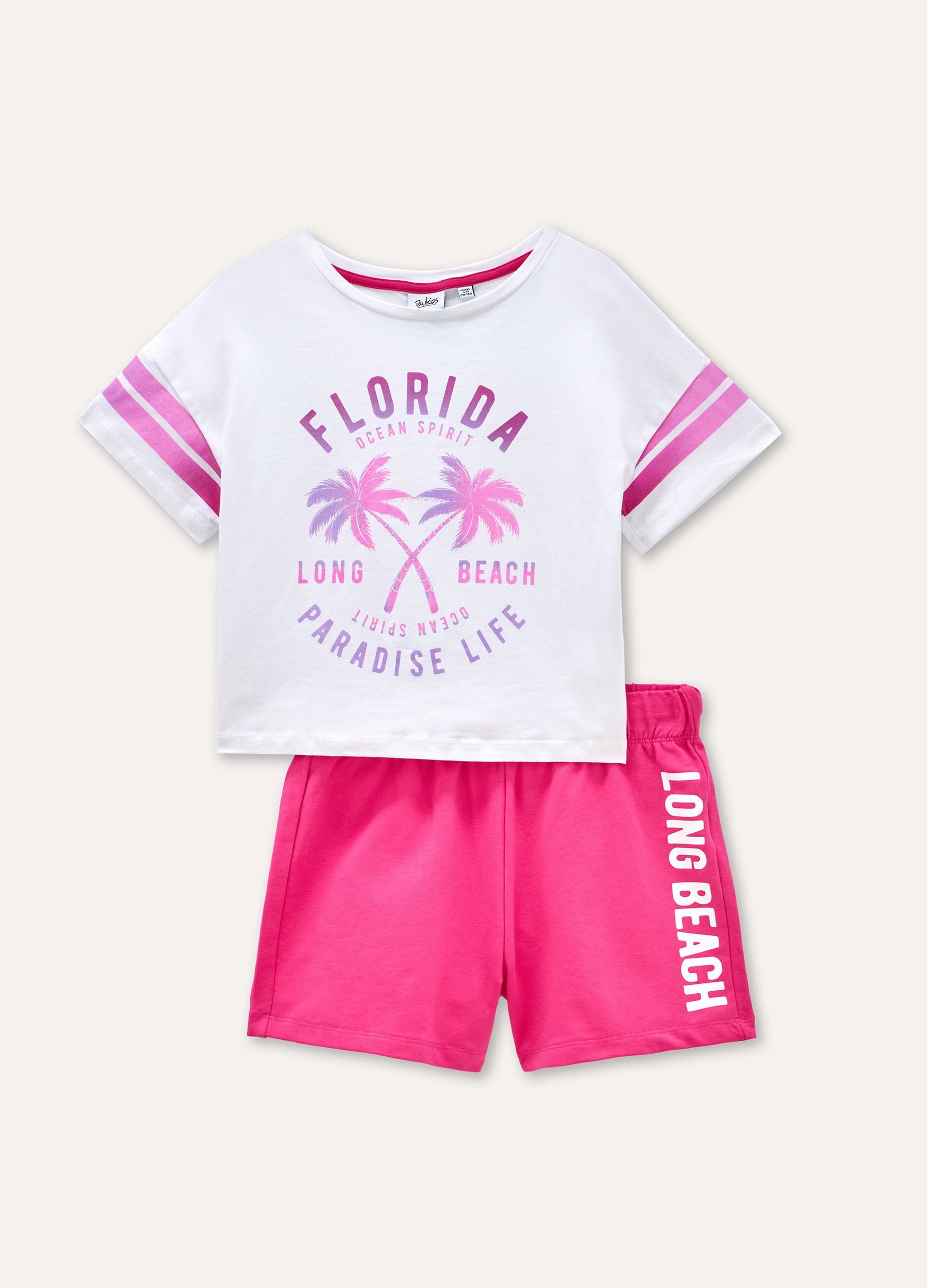 Jogging set in cotone stretch ragazza_0
