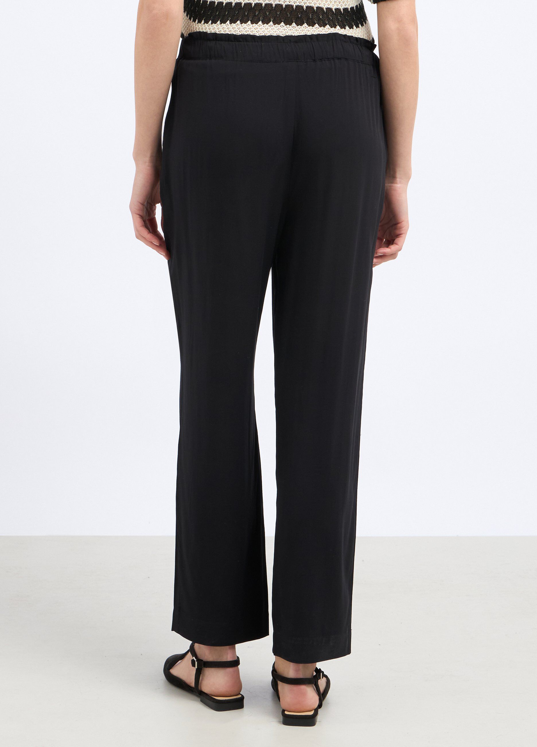 Pantaloni in pura viscosa donna_1