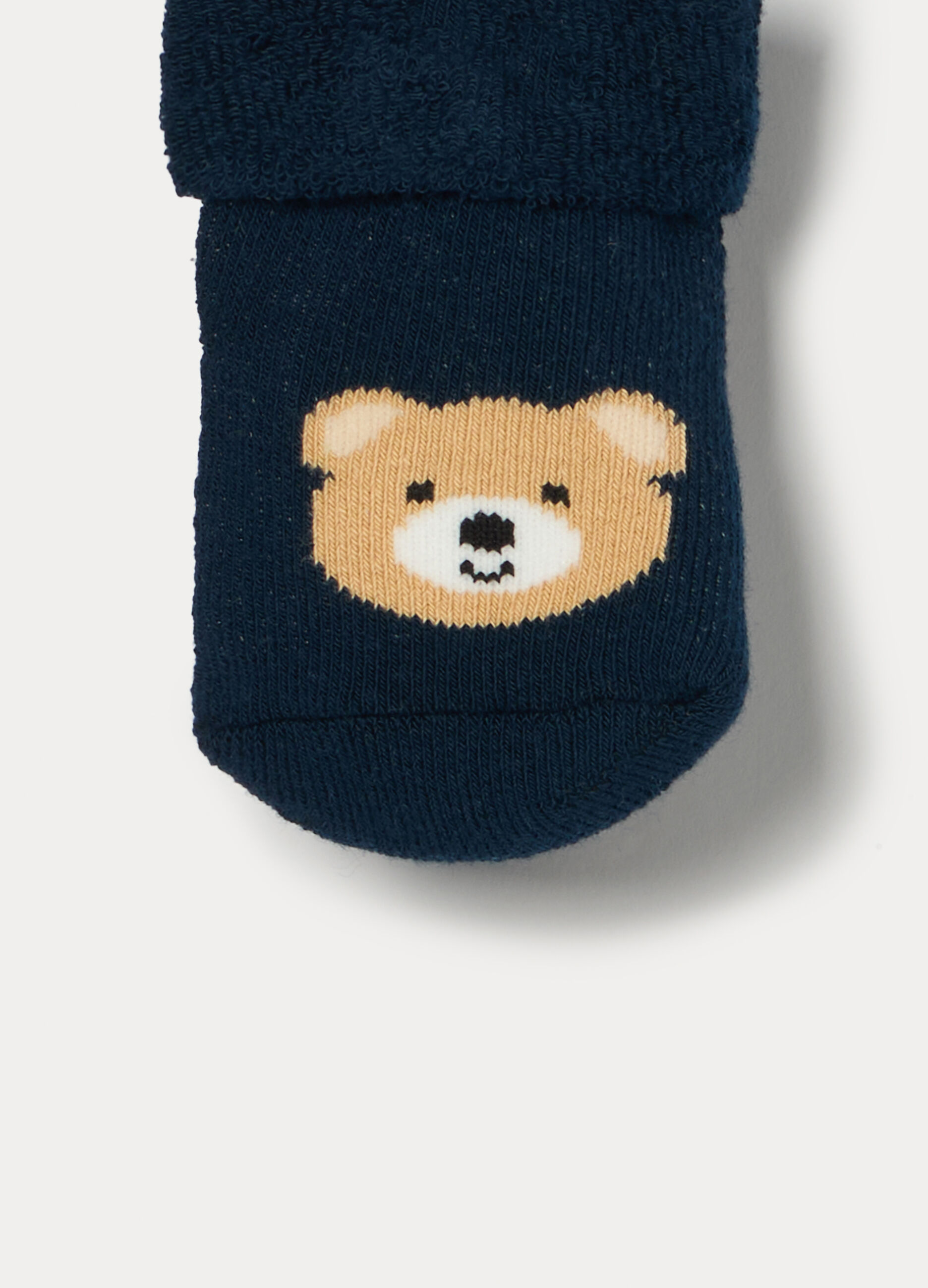 Pack 3 calze antiscivolo in spugna misto cotone _4