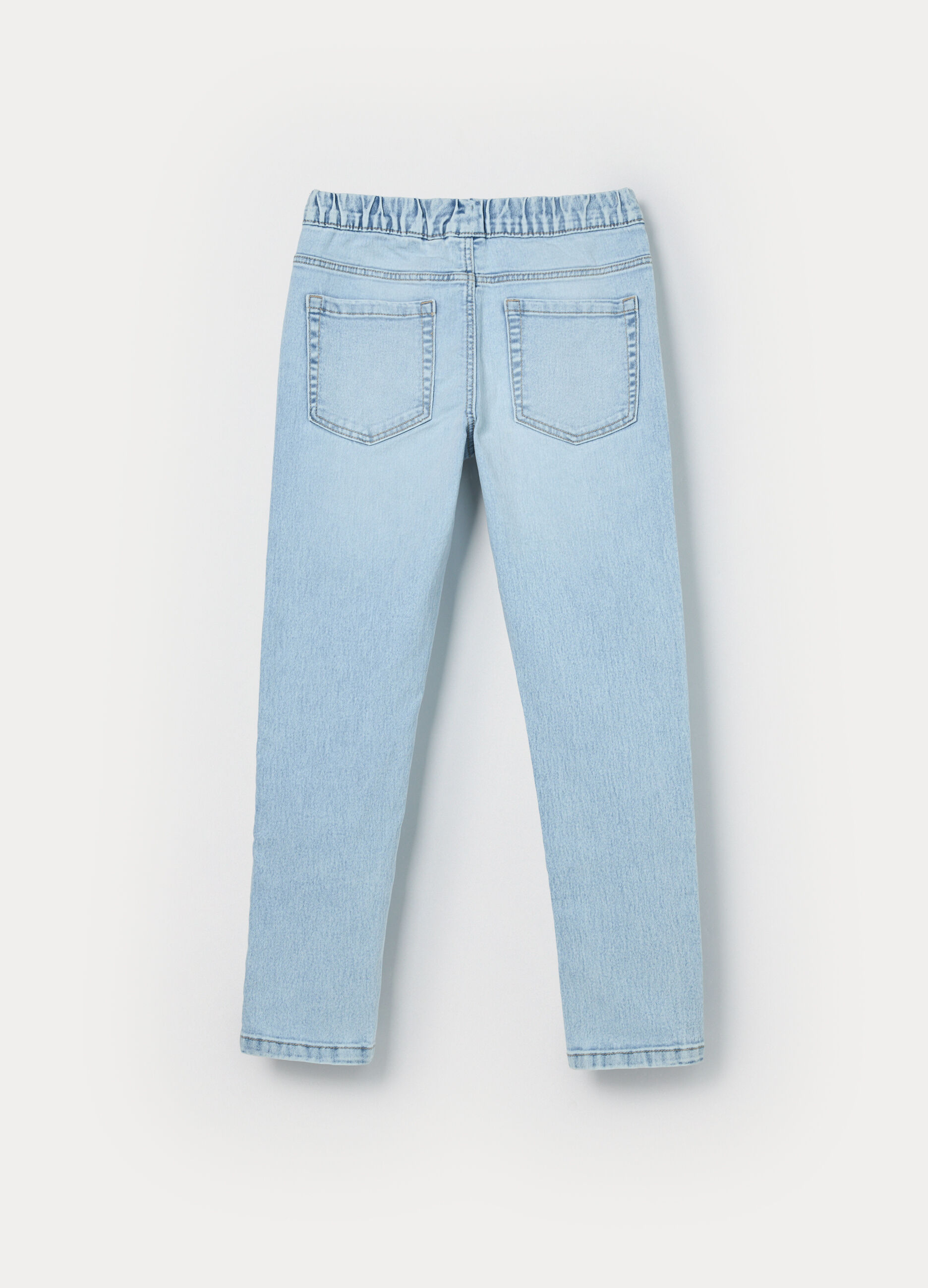 Jeggings in denim misto cotone bambino_1