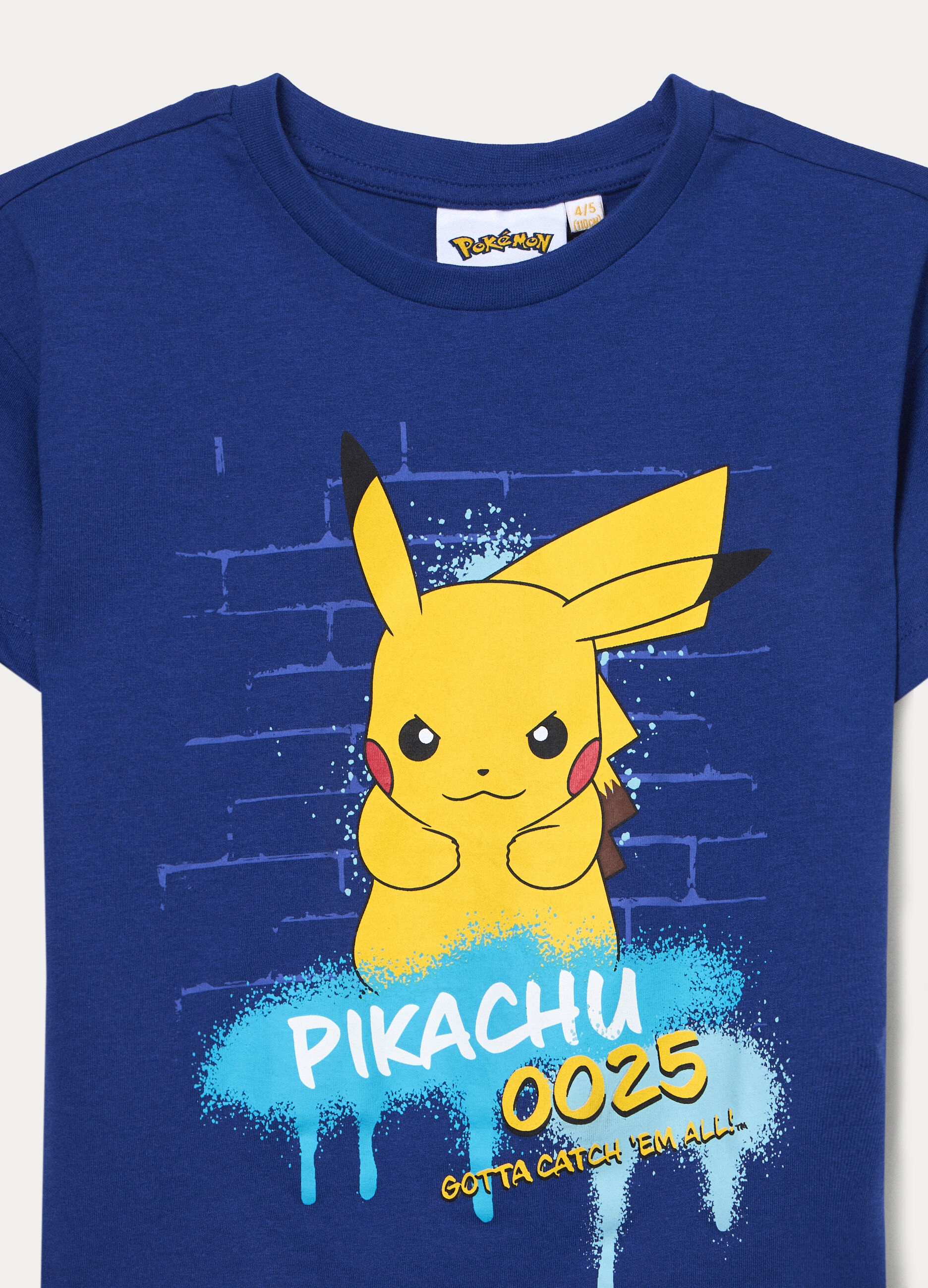 T-shirt girocollo Pok&eacute;mon in jersey di puro cotone bambino_2