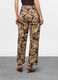 Pantaloni fit straight misto lino donna_1