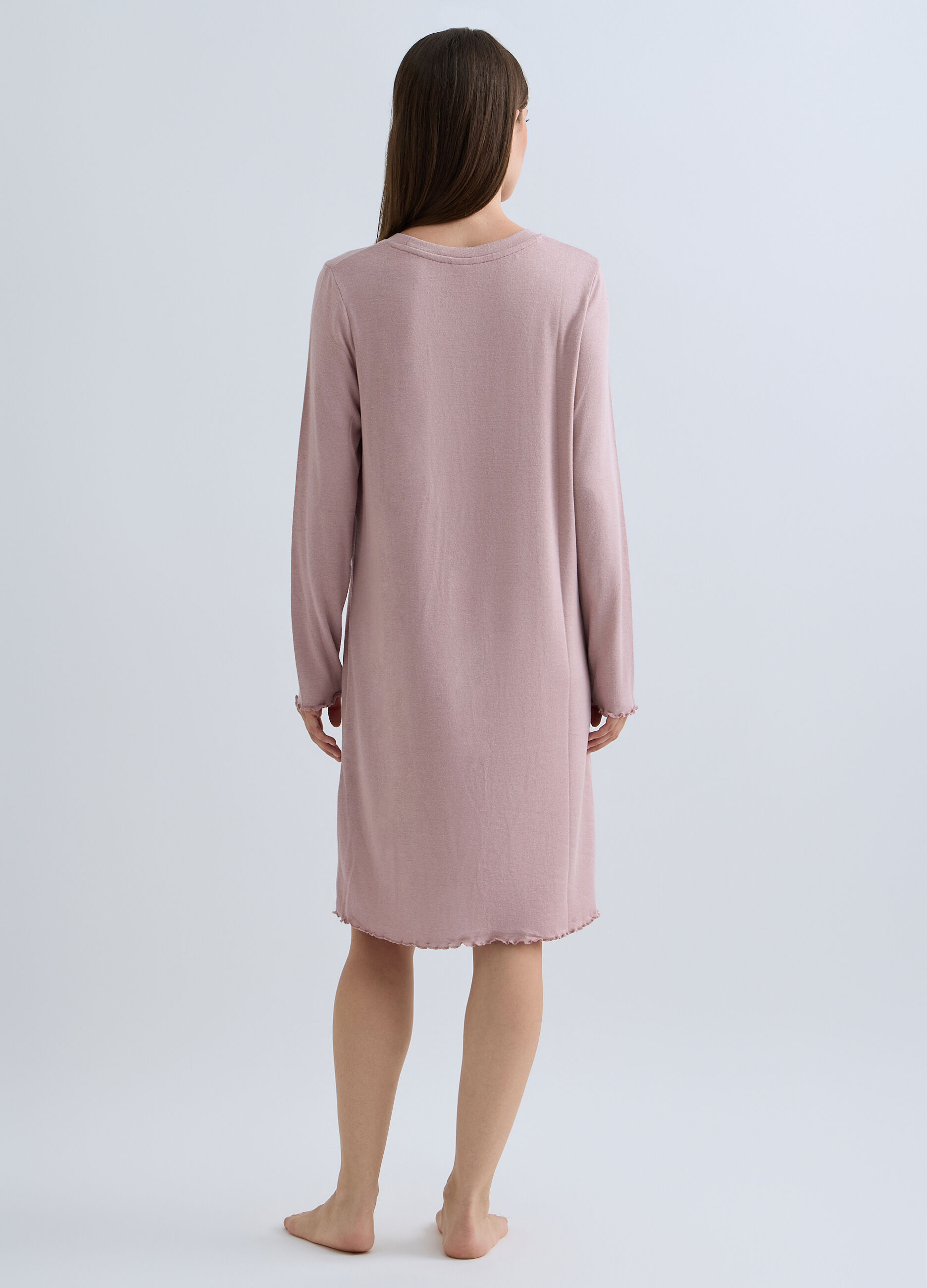 Camicia da notte velour donna_1