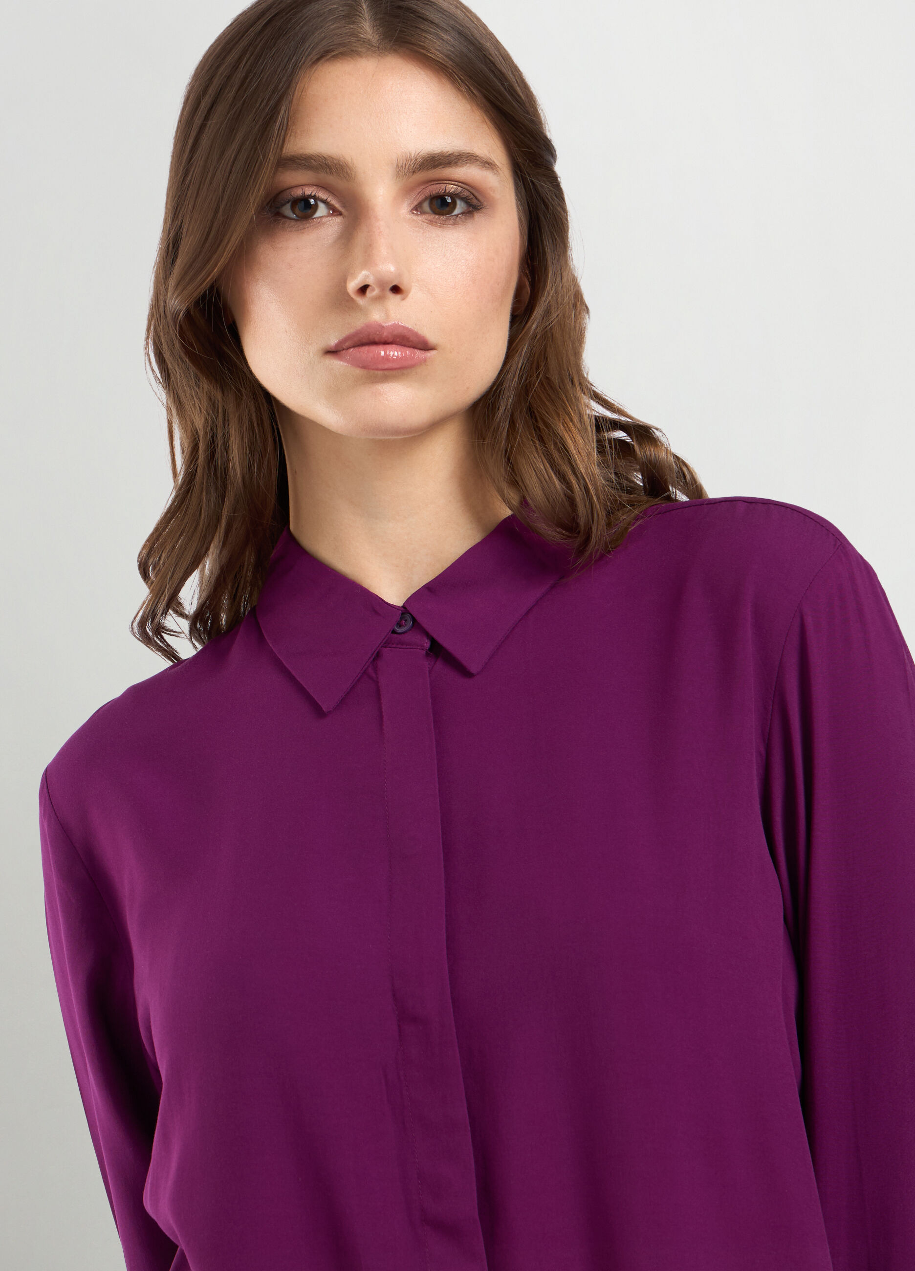 Camicia in pura viscosa donna_2