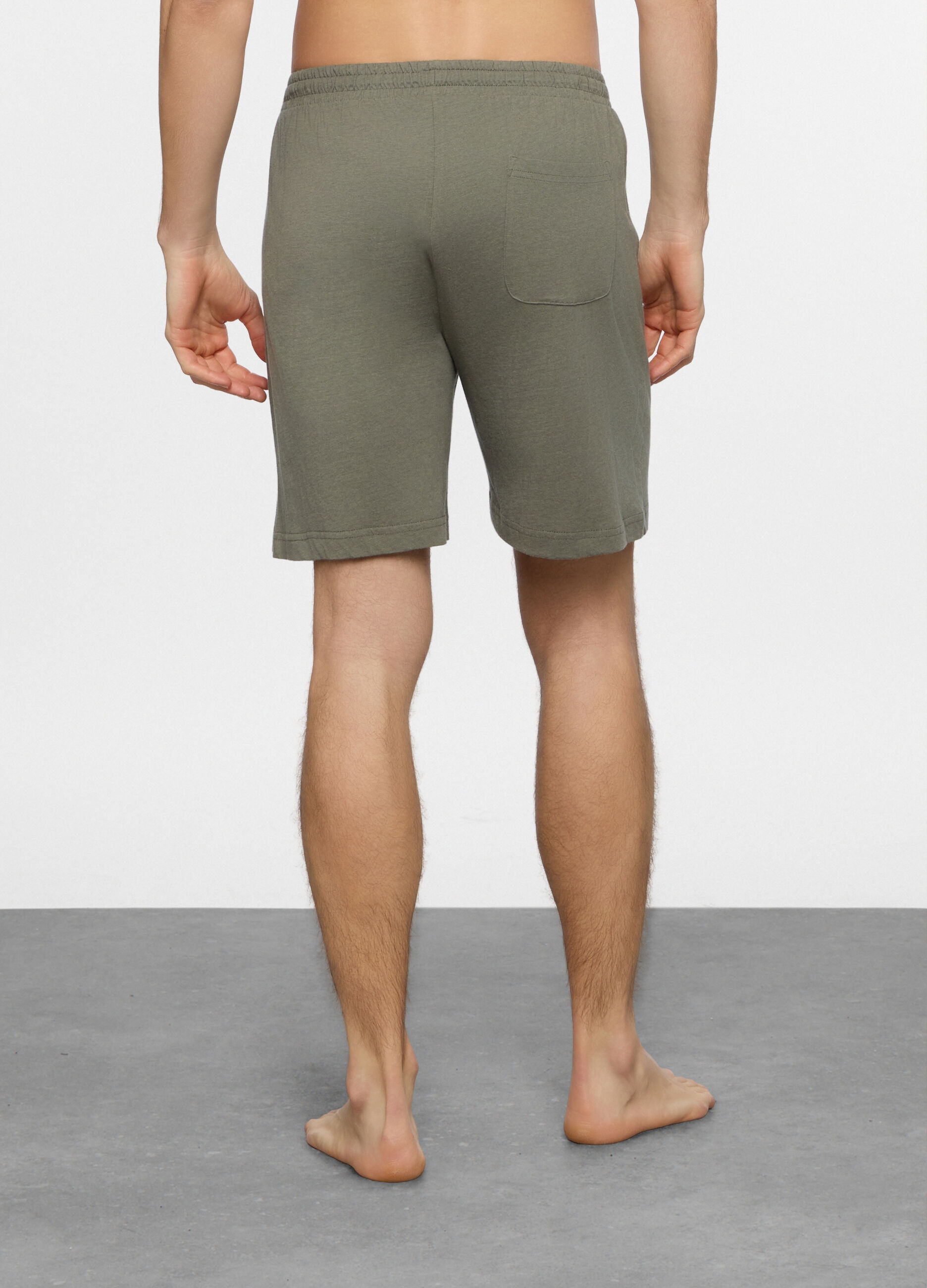 Pantaloncini del pigiama in cotone uomo_1