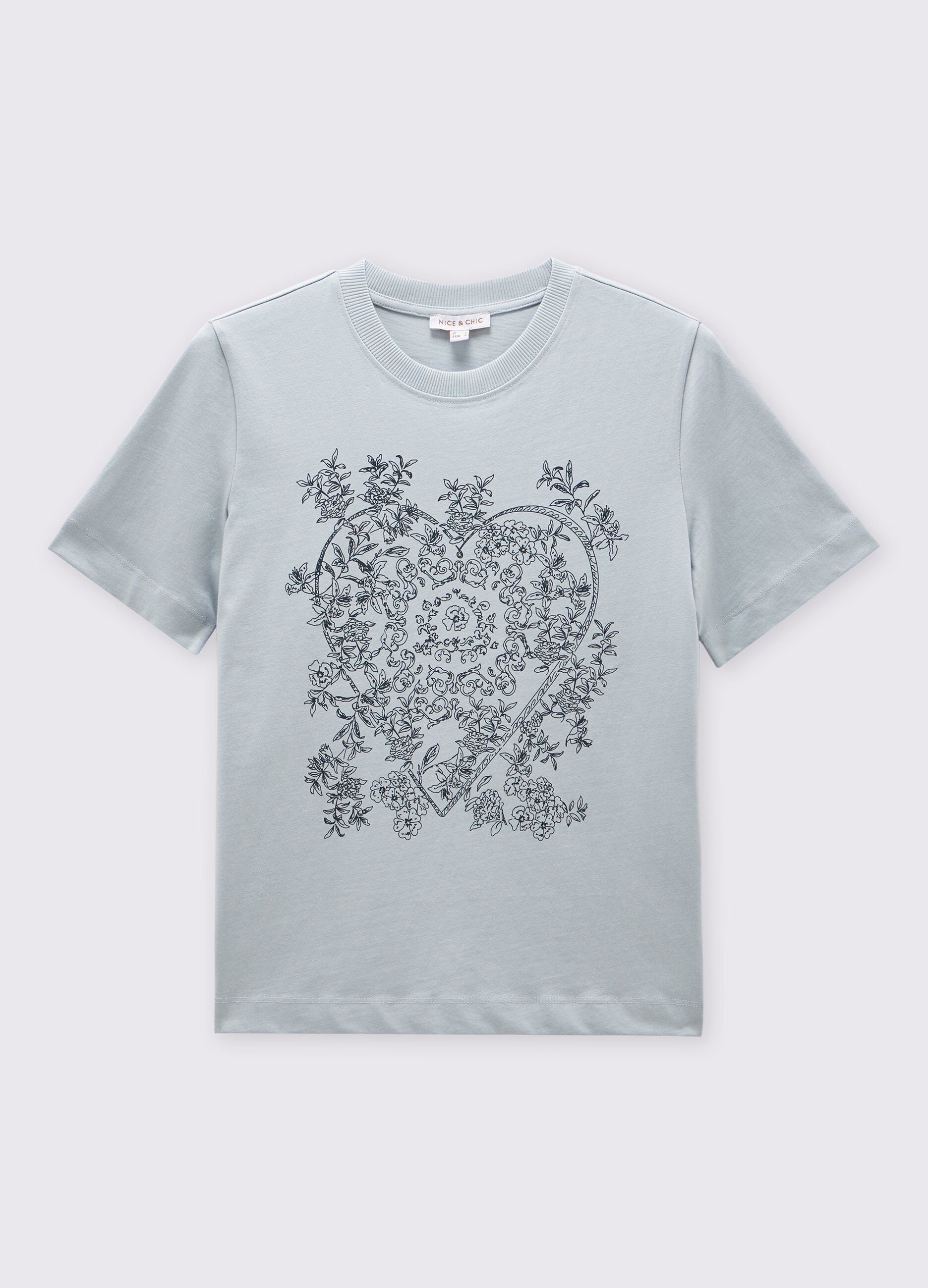 T-shirt in puro cotone donna_0