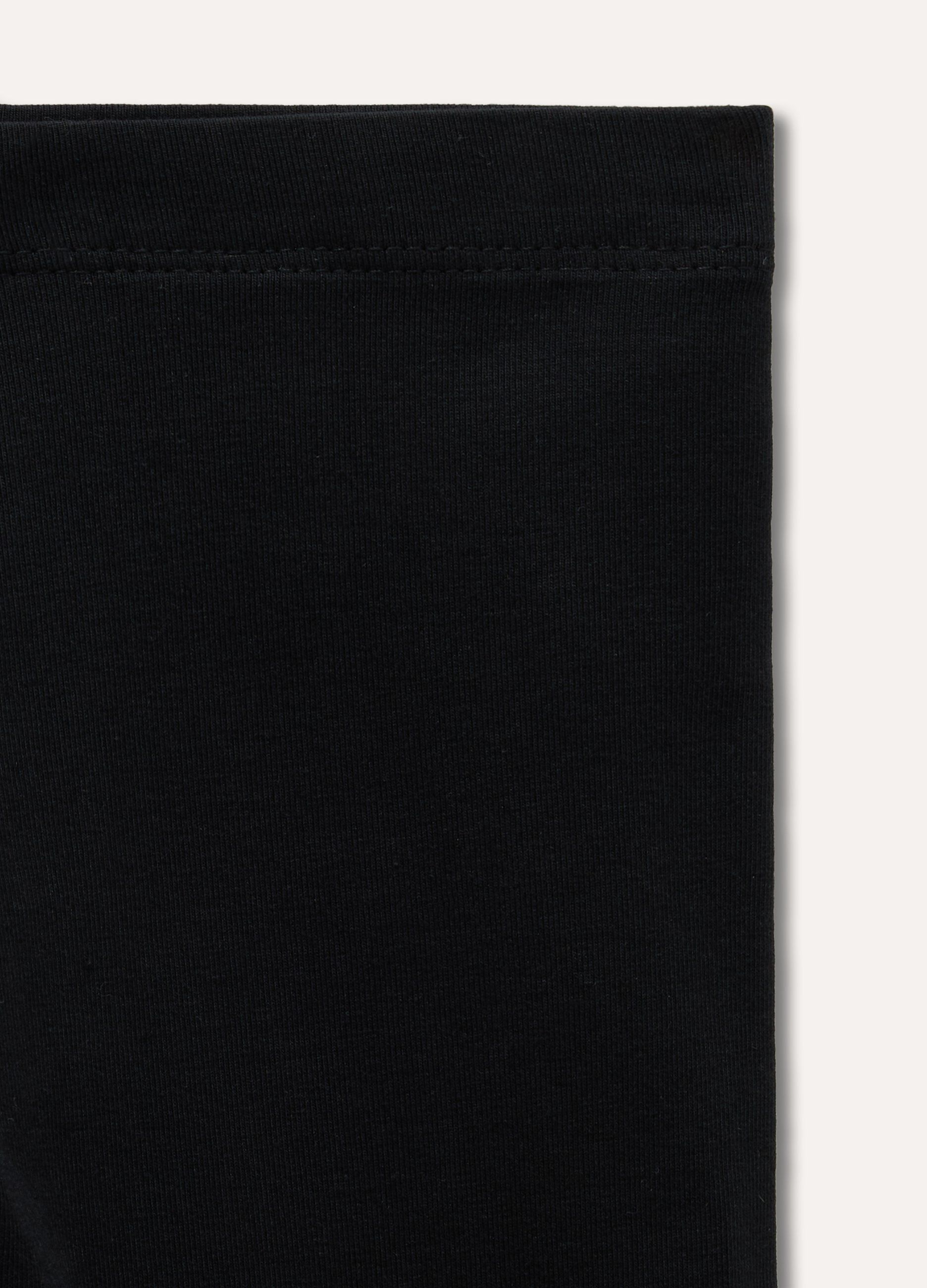 Leggings in cotone stretch bambina_1