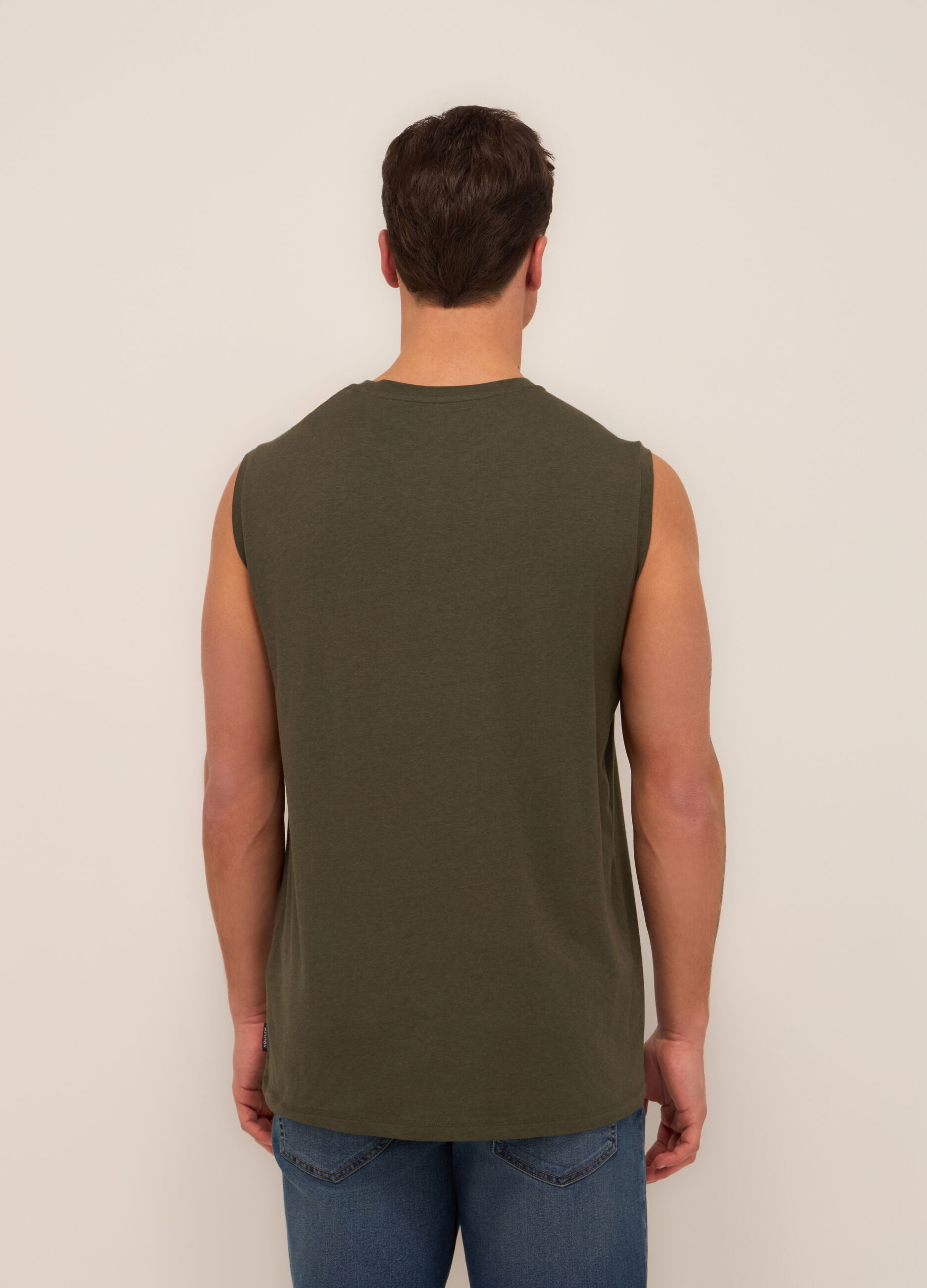 Canotta in cotone e modal stretch uomo