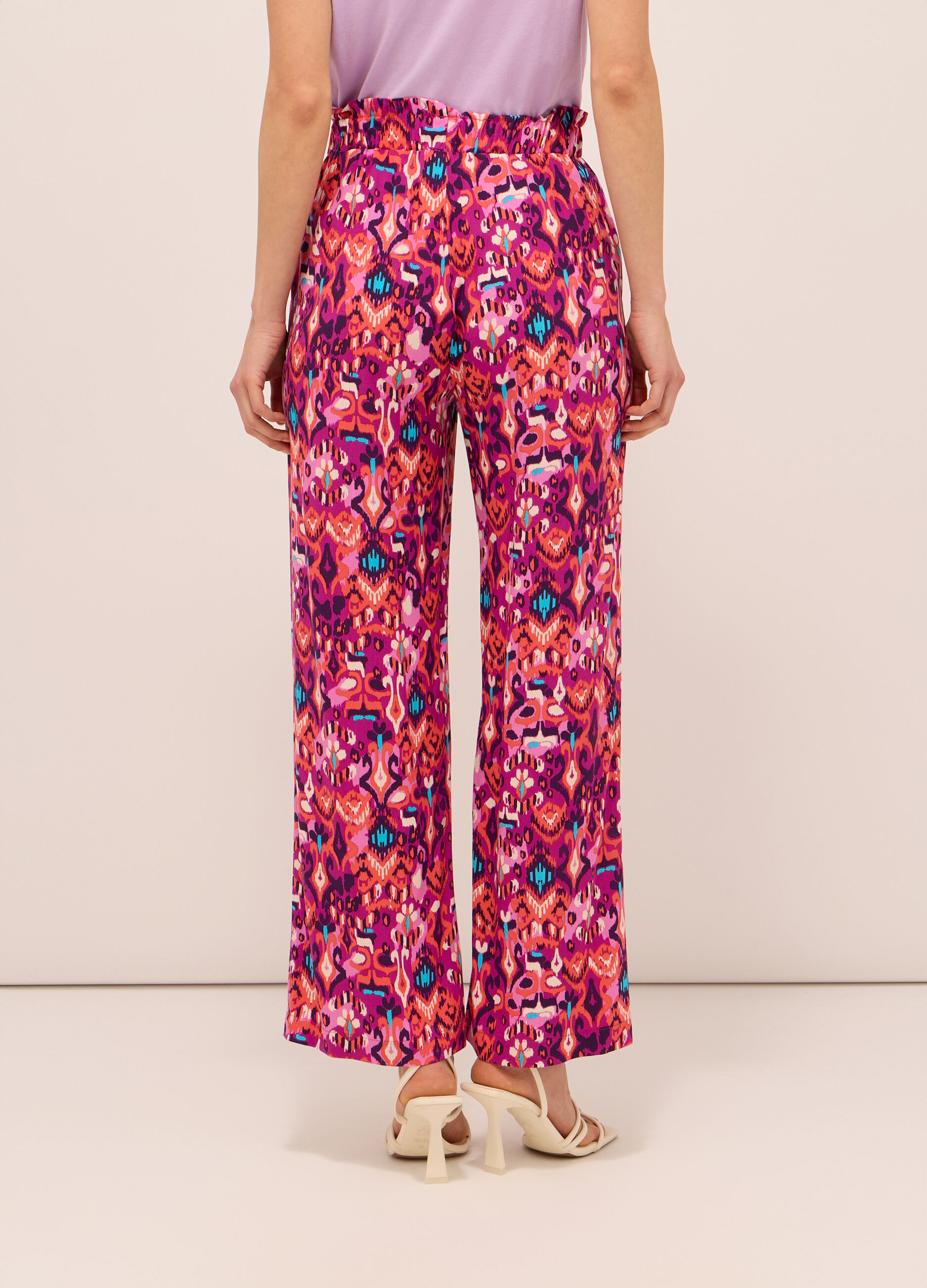 Pantaloni in pura viscosa donna_1