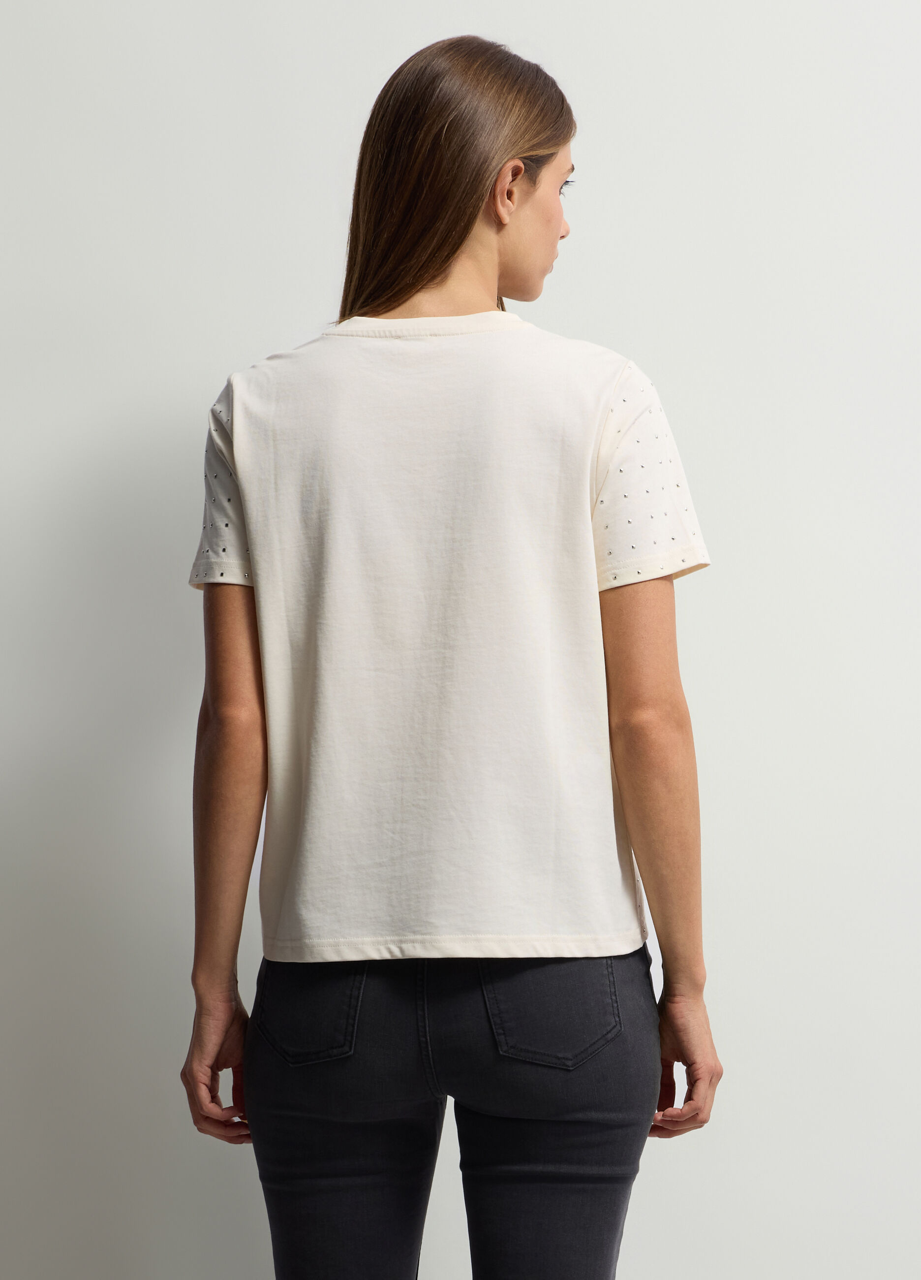 T-shirt girocollo donna_1