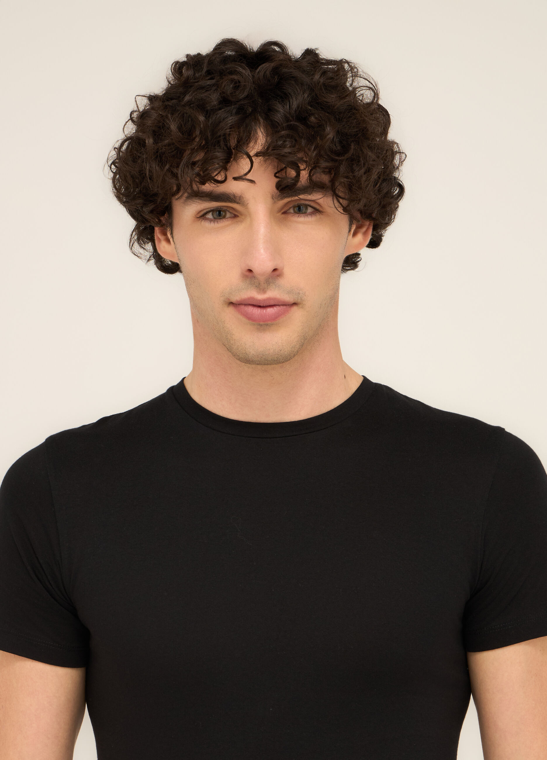 T-shirt intima girocollo in cotone uomo_2