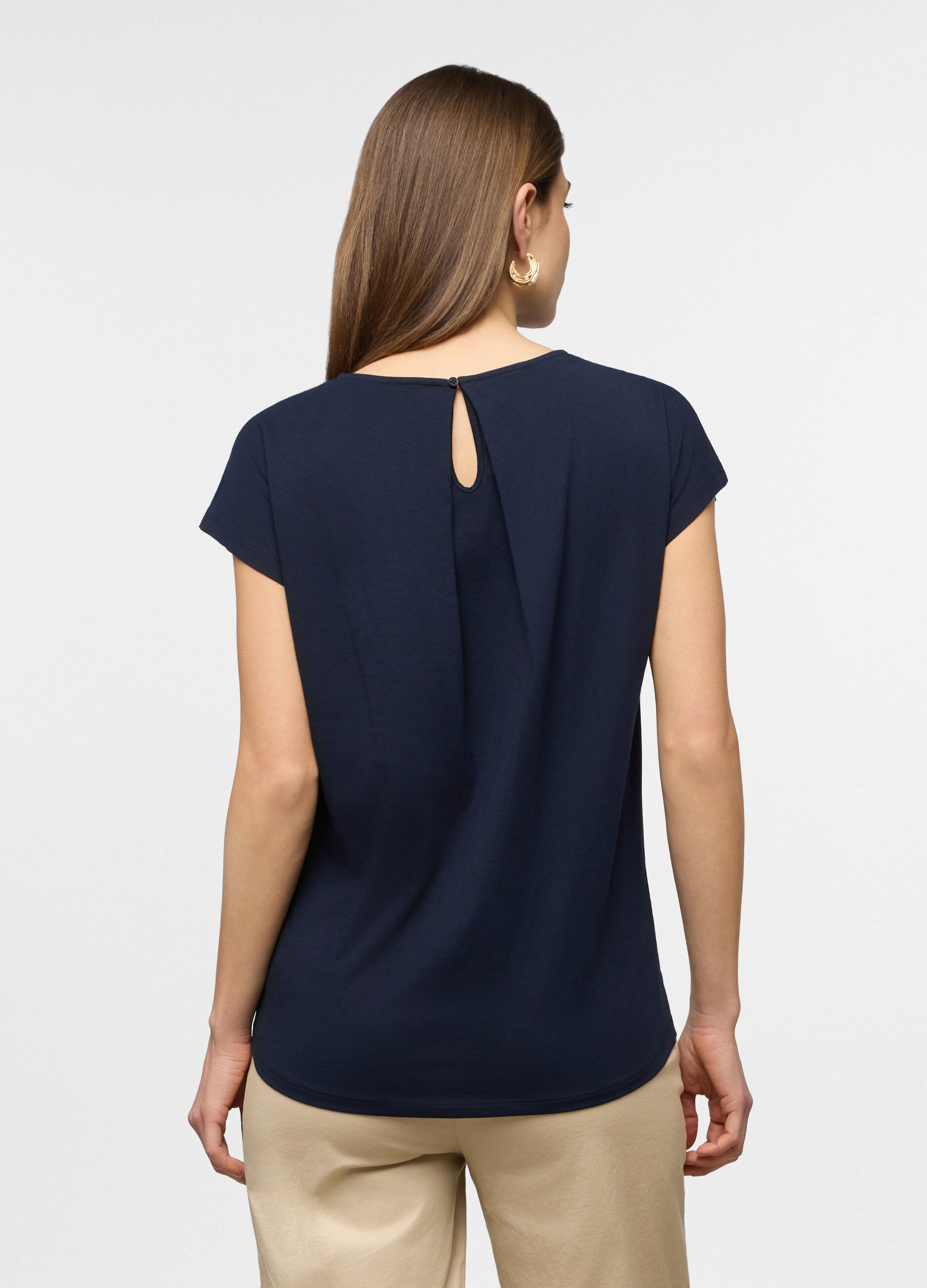 T-shirt girocollo donna_1