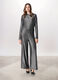 Pantaloni palazzo con filo lurex donna_0
