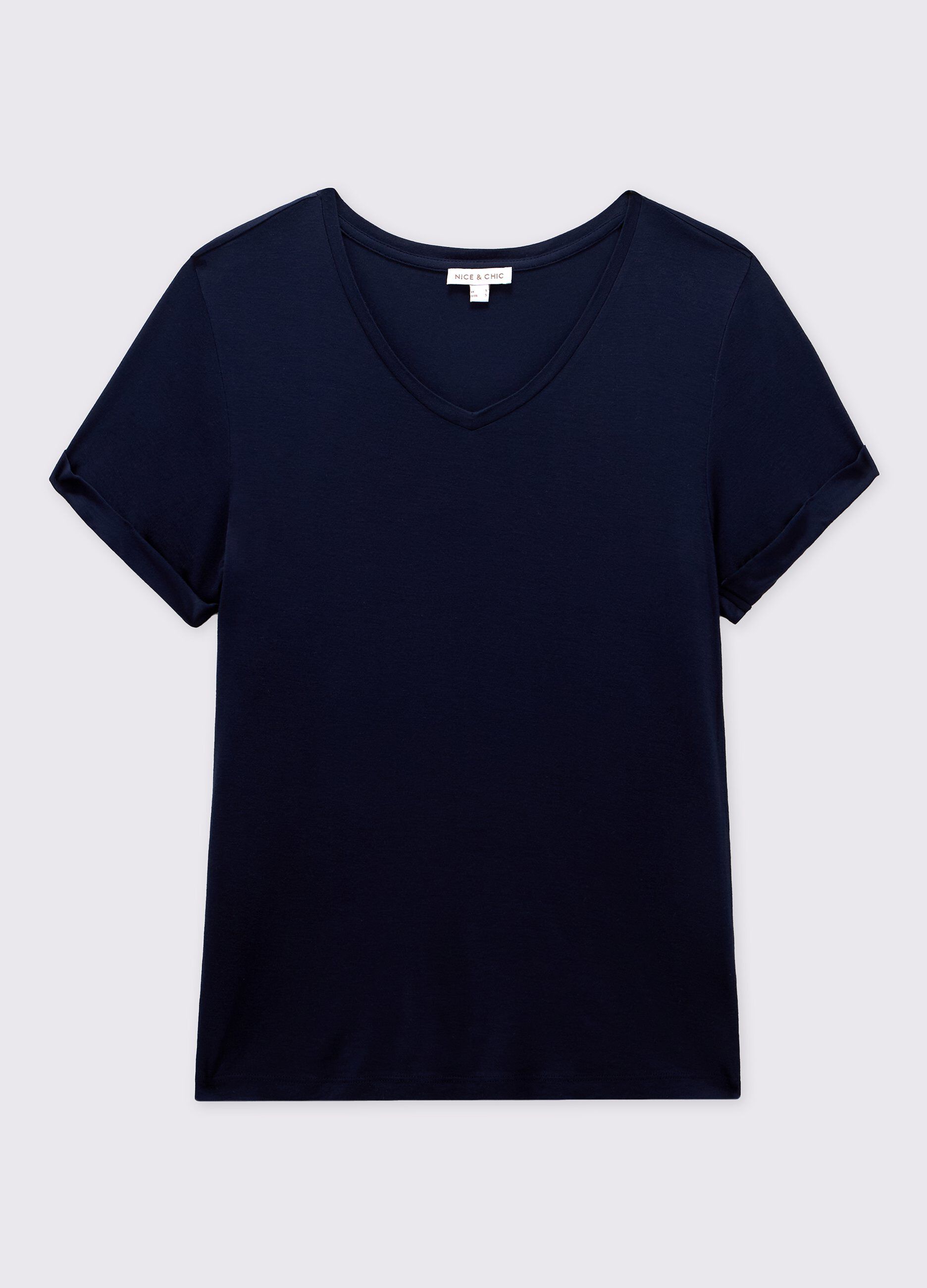 T-shirt in pura viscosa donna_0