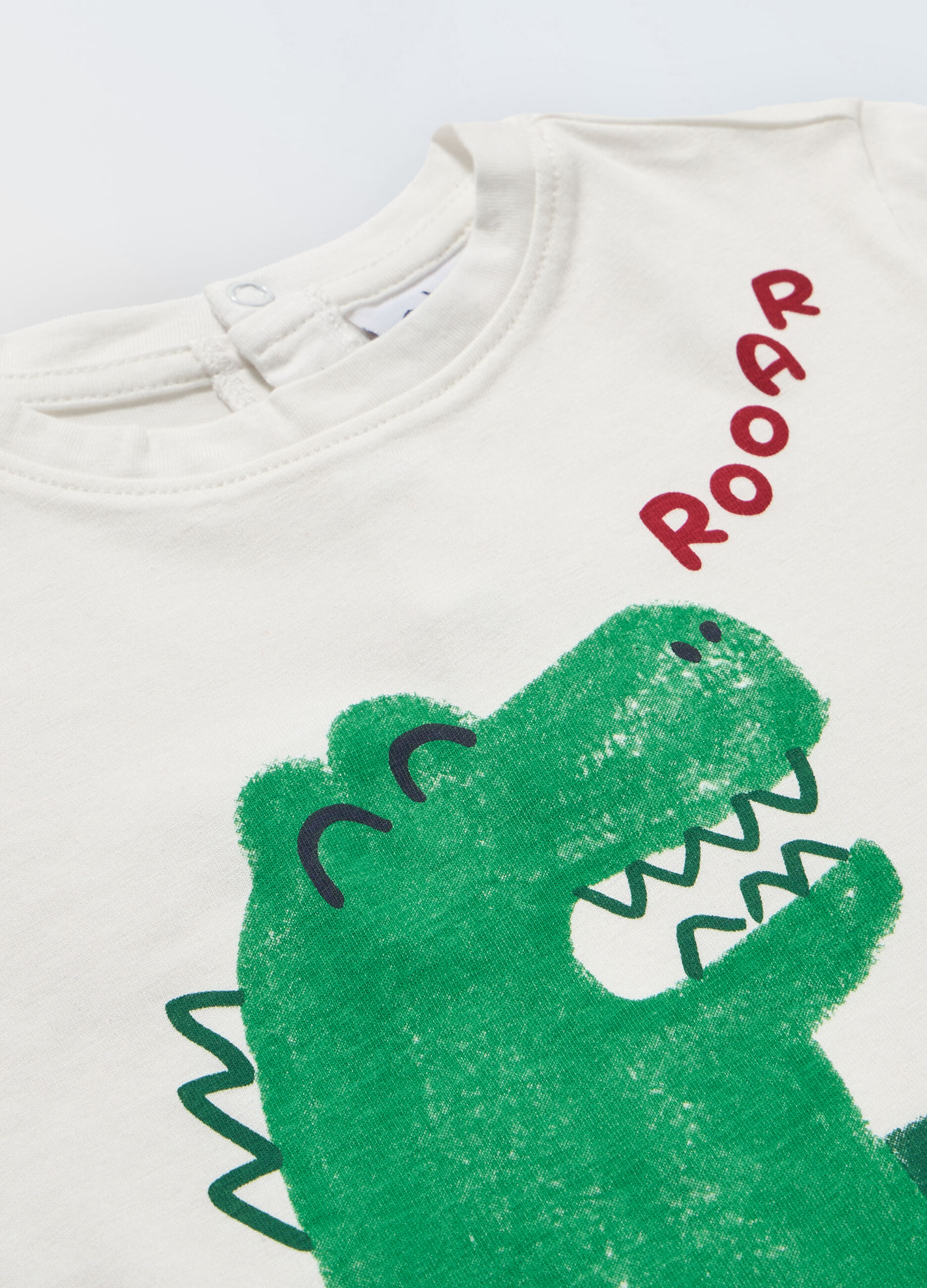 T-shirt in puro cotone a maniche lunghe neonato_1