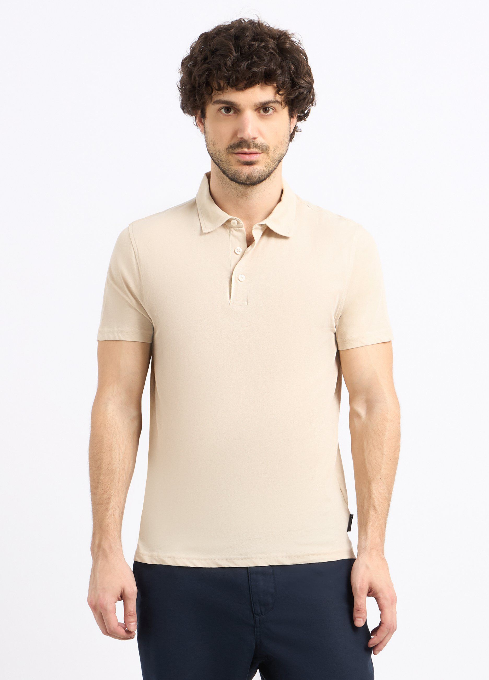 Polo in puro cotone uomo_0