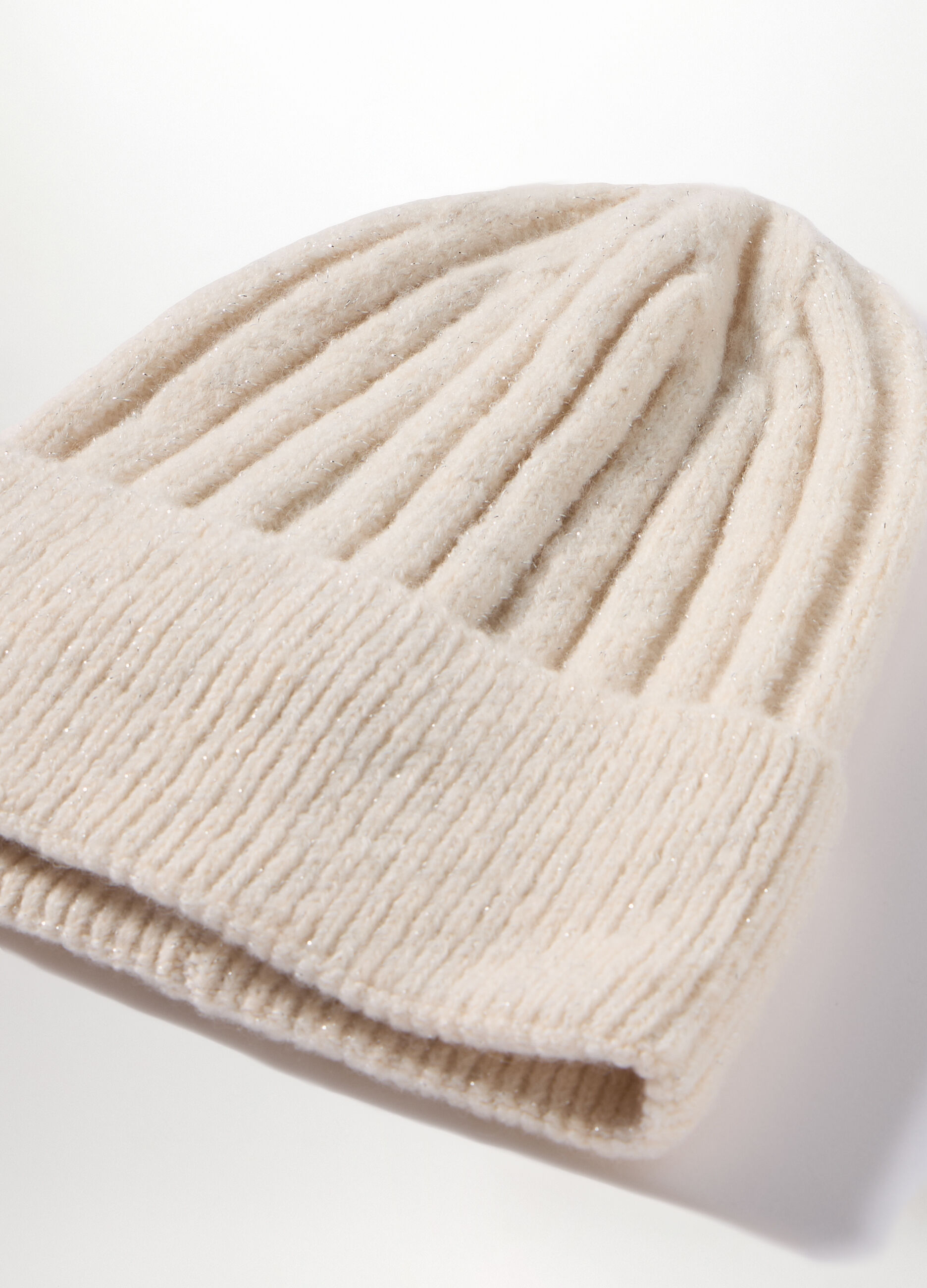 Berretto con filo lurex donna_2