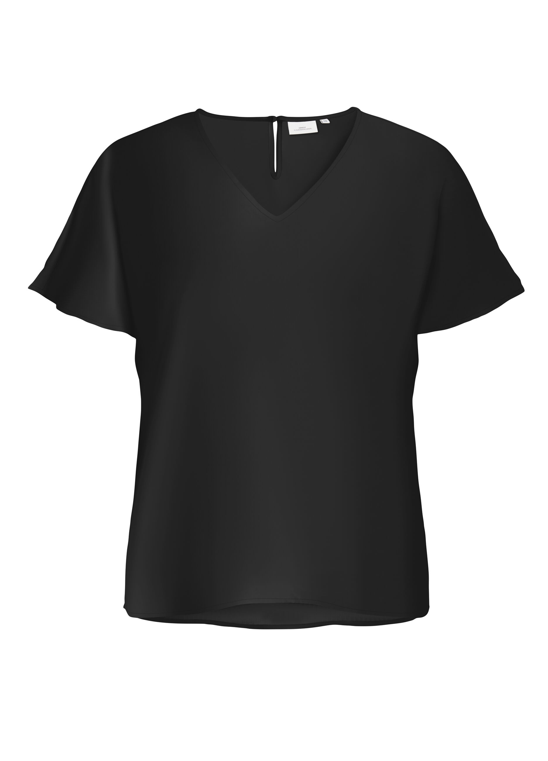 T-shirt con scollo a V donna_0