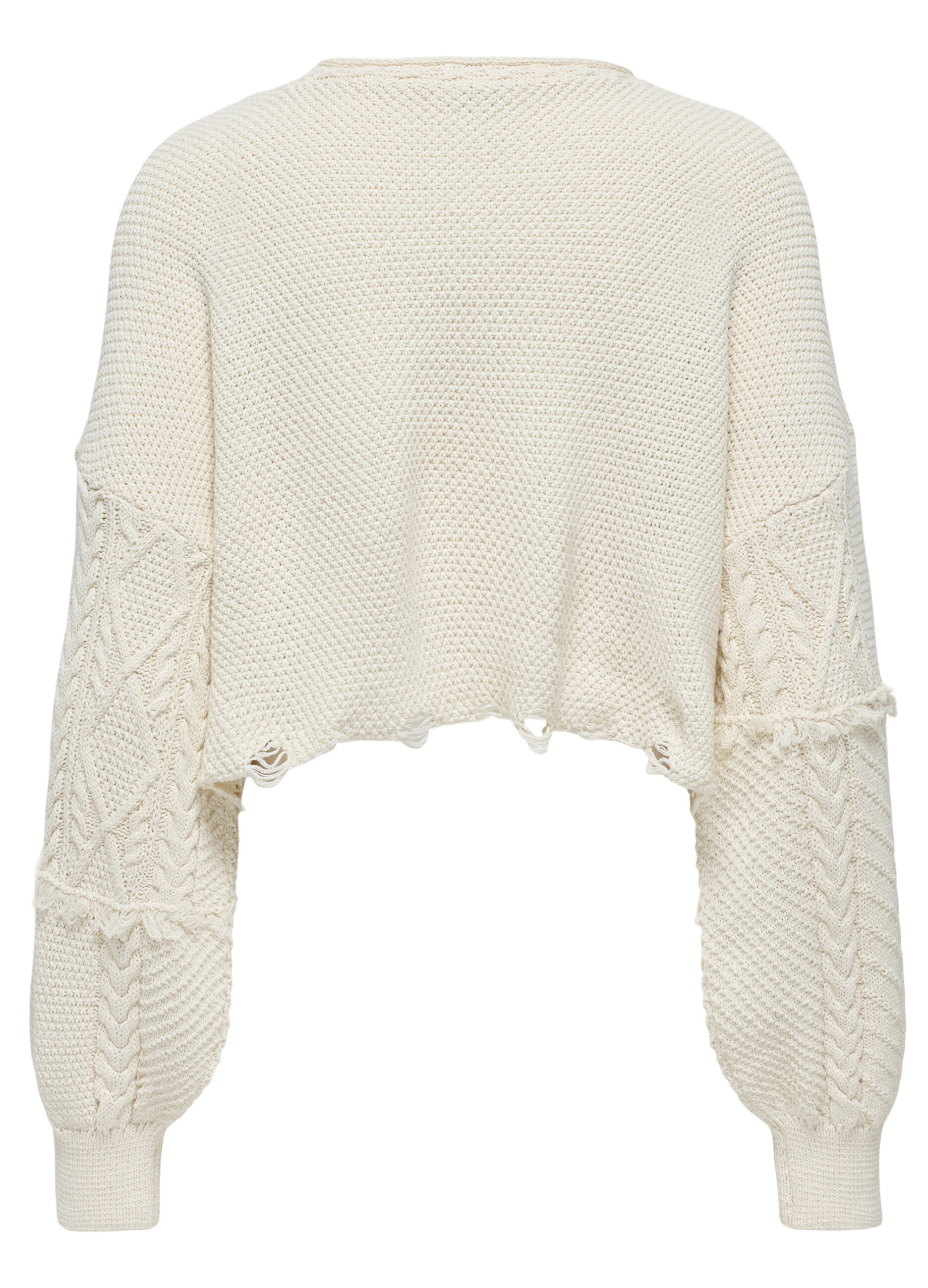 Tricot con frange donna _1