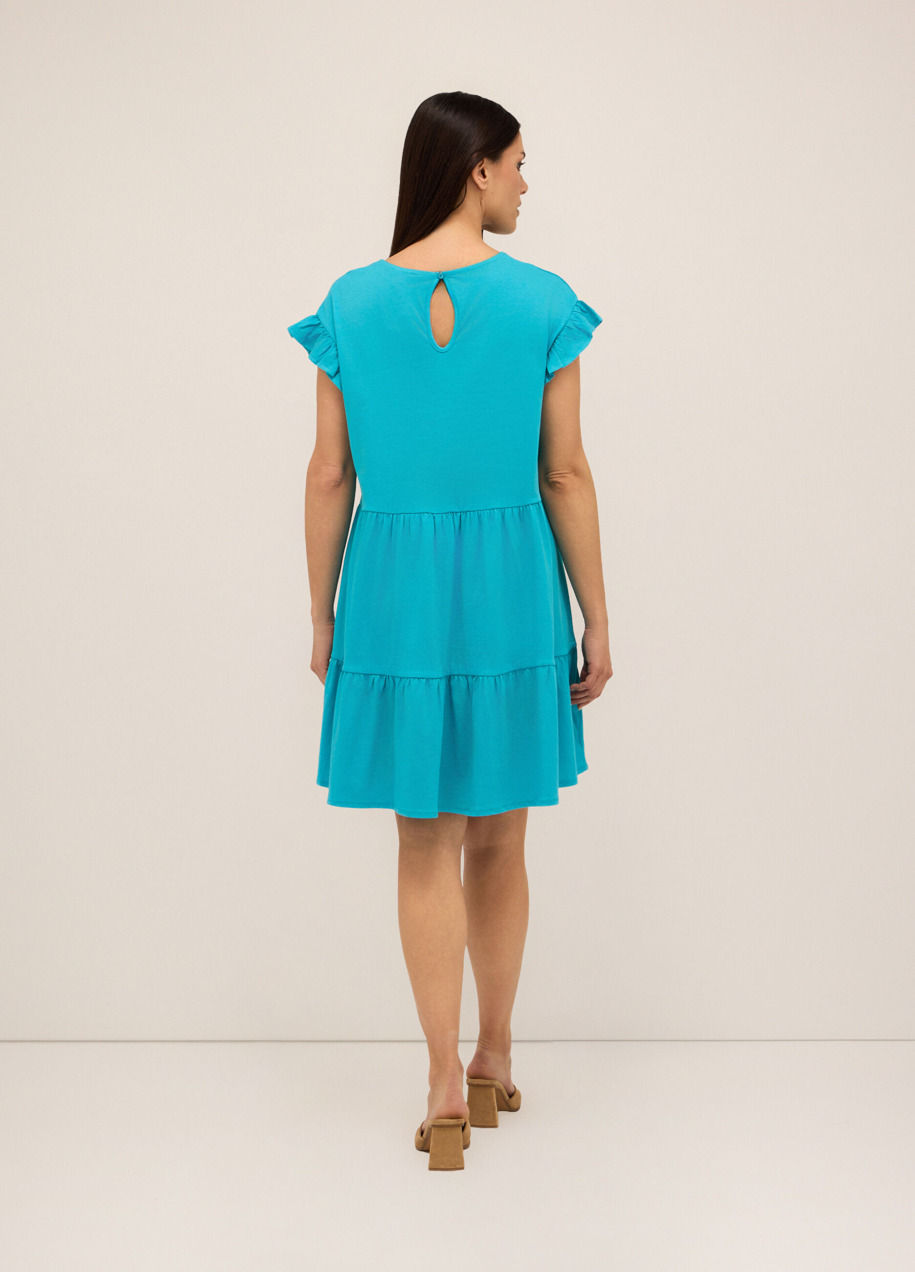 Abito in jersey di puro cotone donna_1