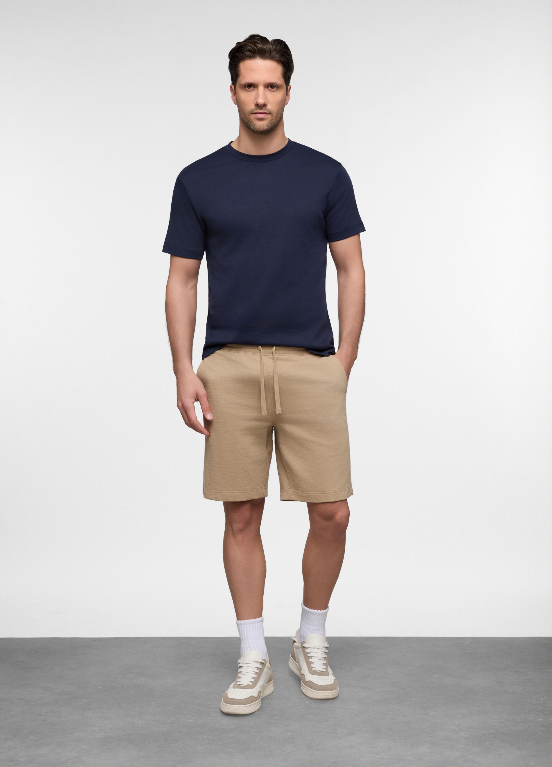 Pantaloncini sportivi in cotone uomo_0