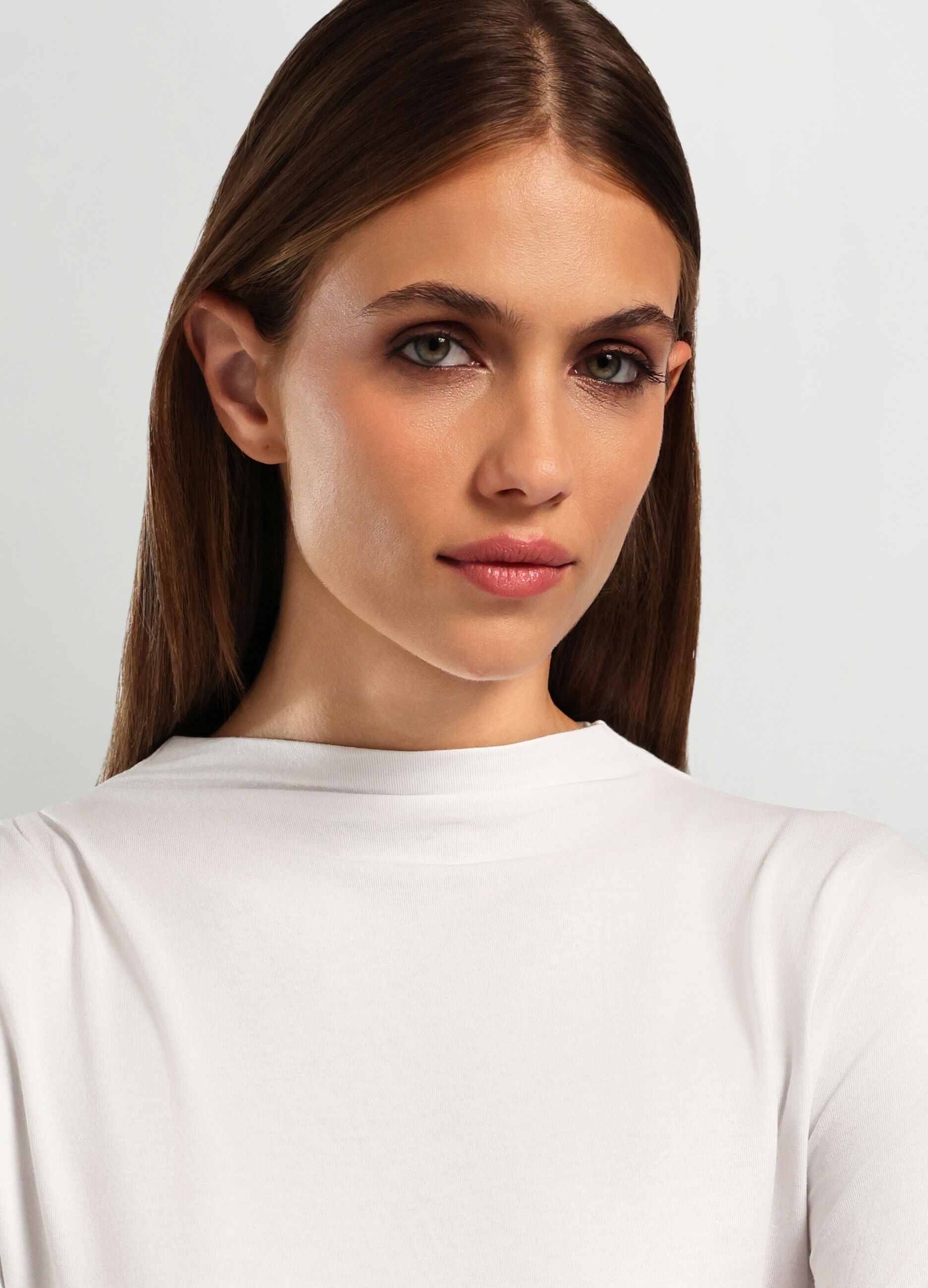 T-shirt in misto cotone donna_2