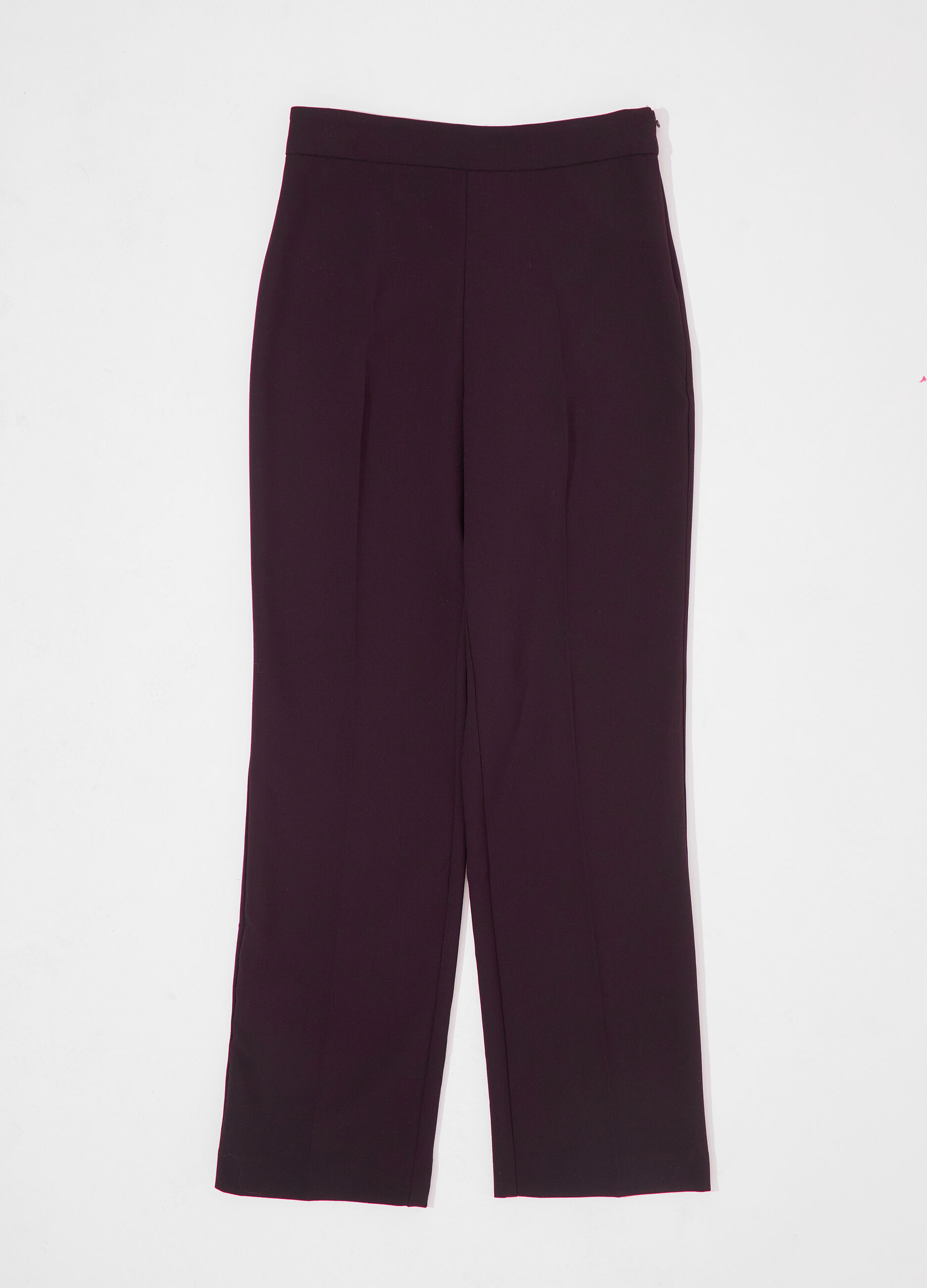 Pantalone dritto in misto viscosa donna_4