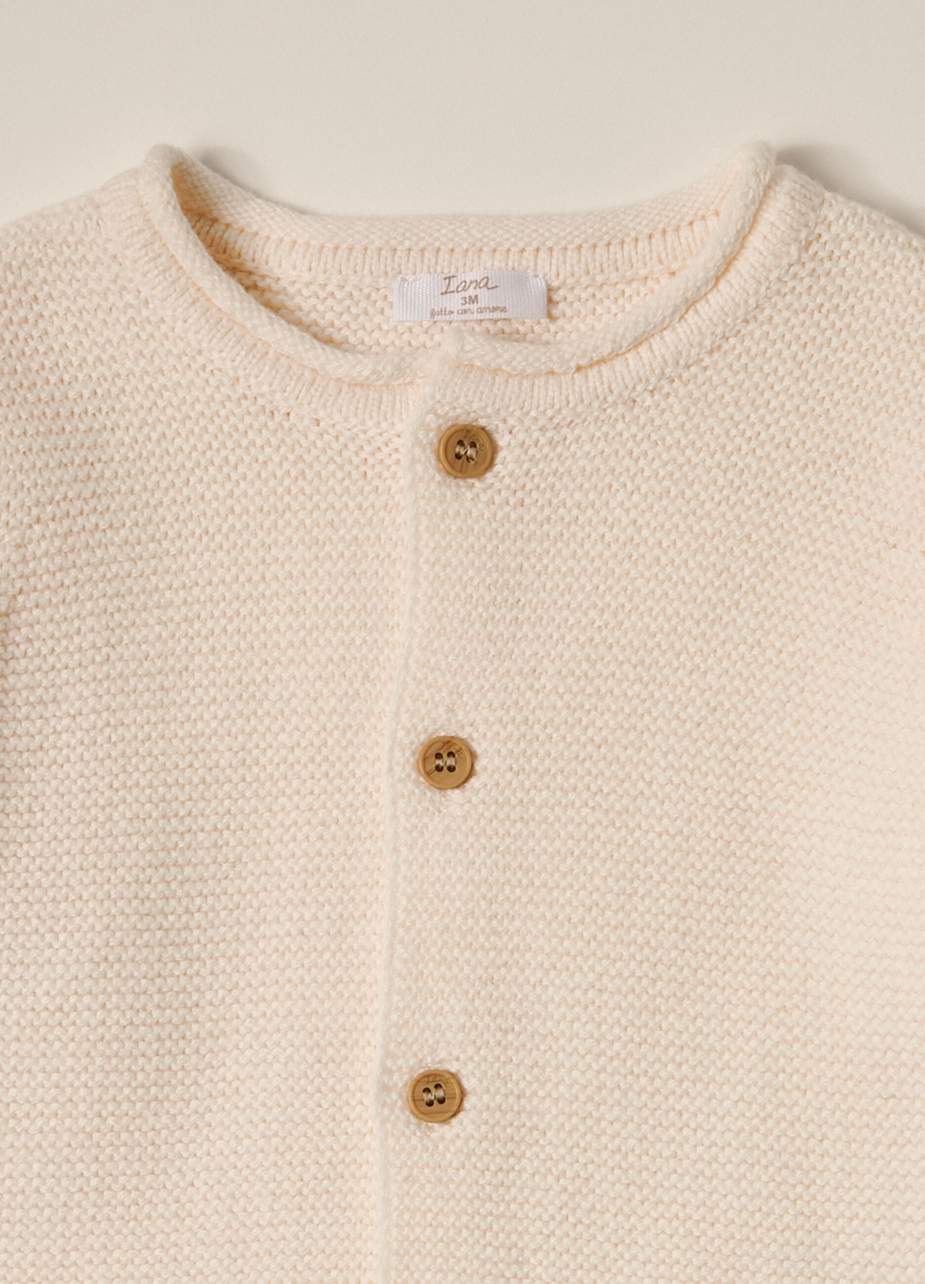 Cardigan in puro cotone IANA neonato_2