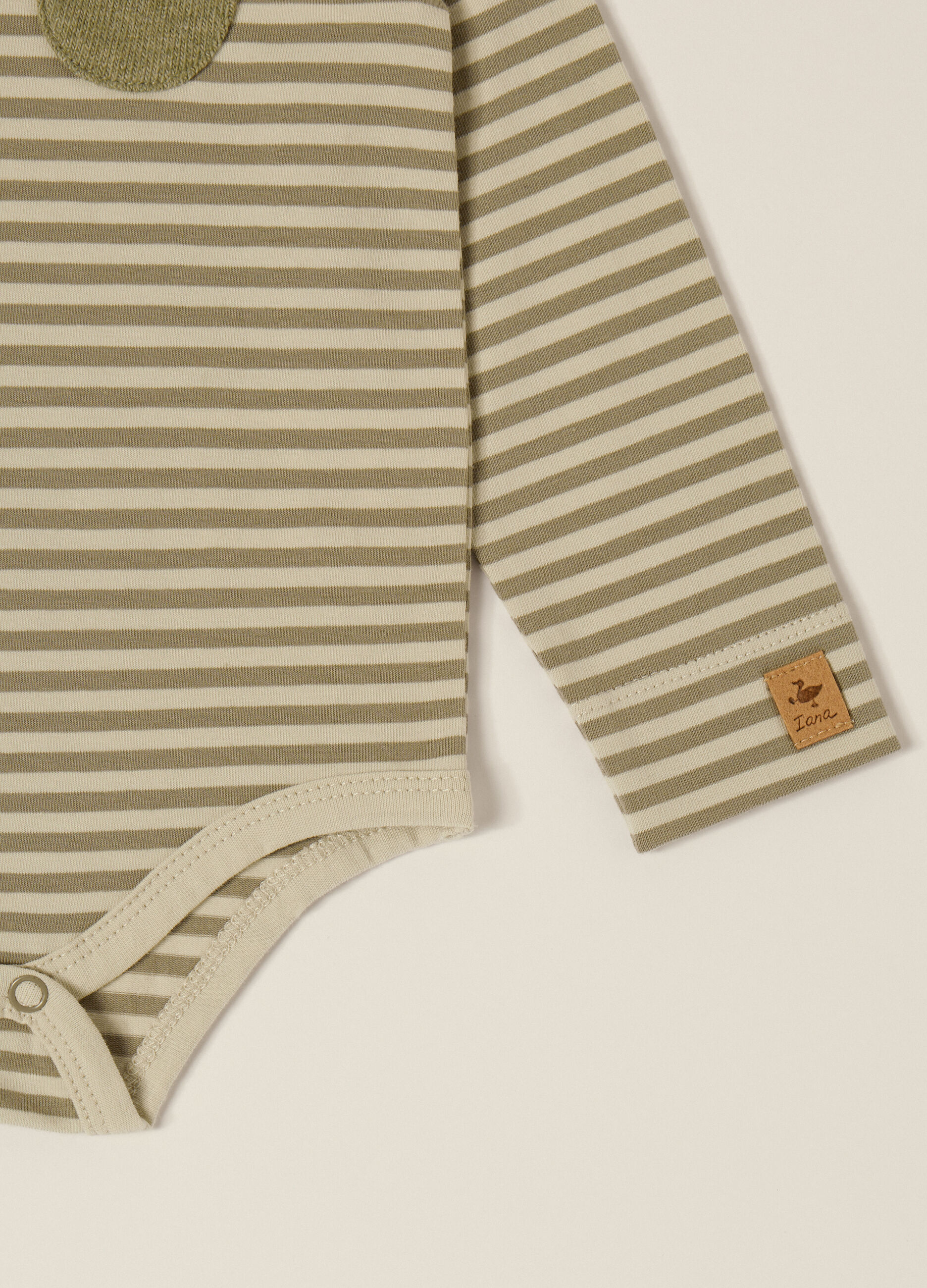 Set verde in misto cotone per neonata_4