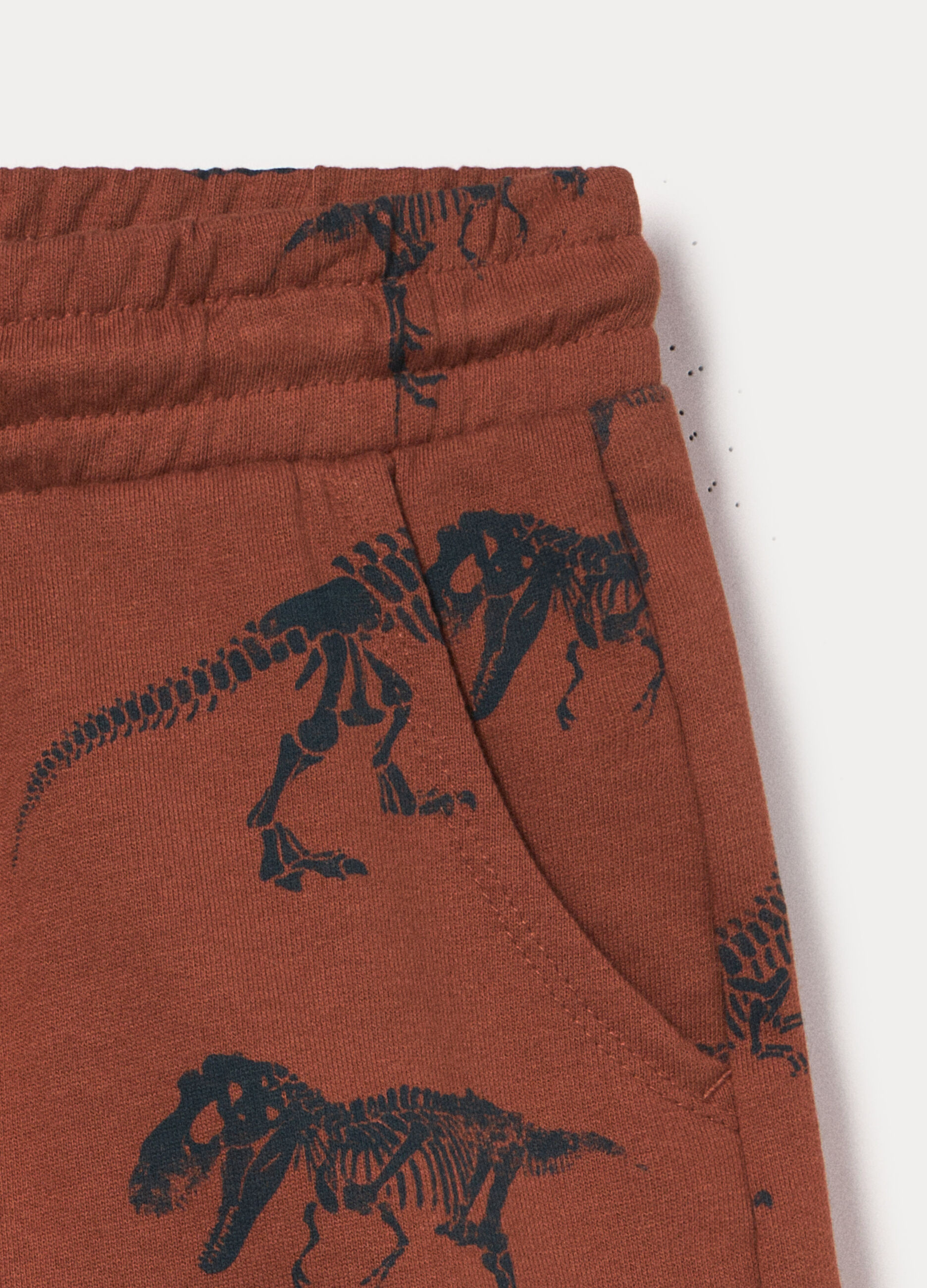 Shorts in french terry di puro cotone bambino_2