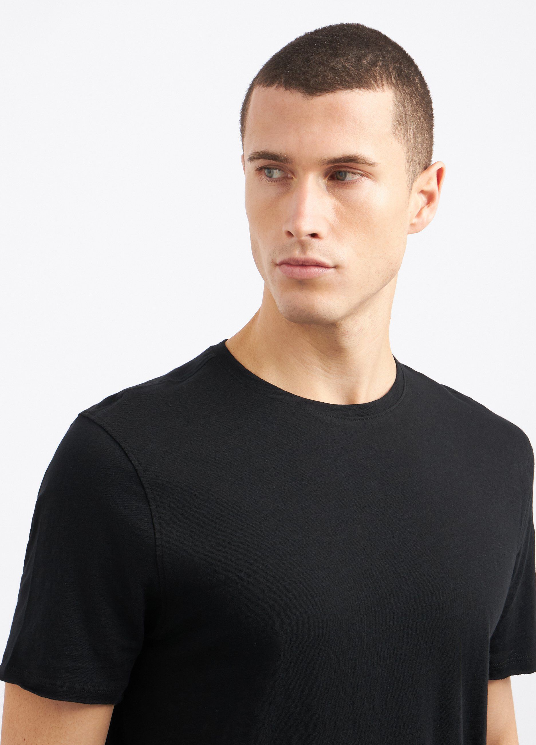 T-shirt in puro cotone slub uomo_2