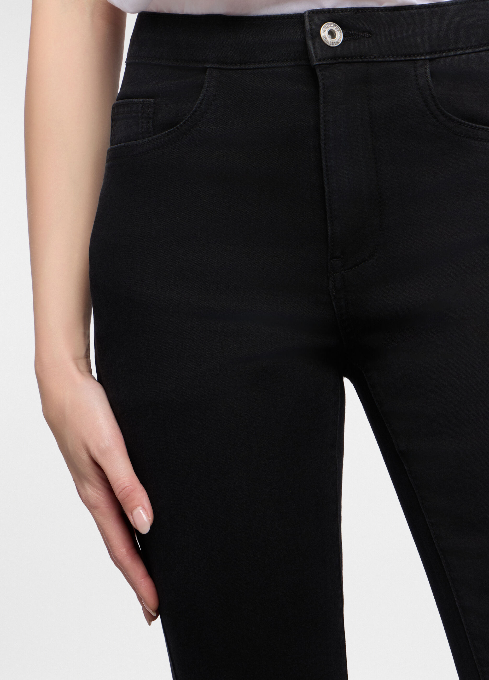 5 Tasche fit Flare in cotone stretch donna_3