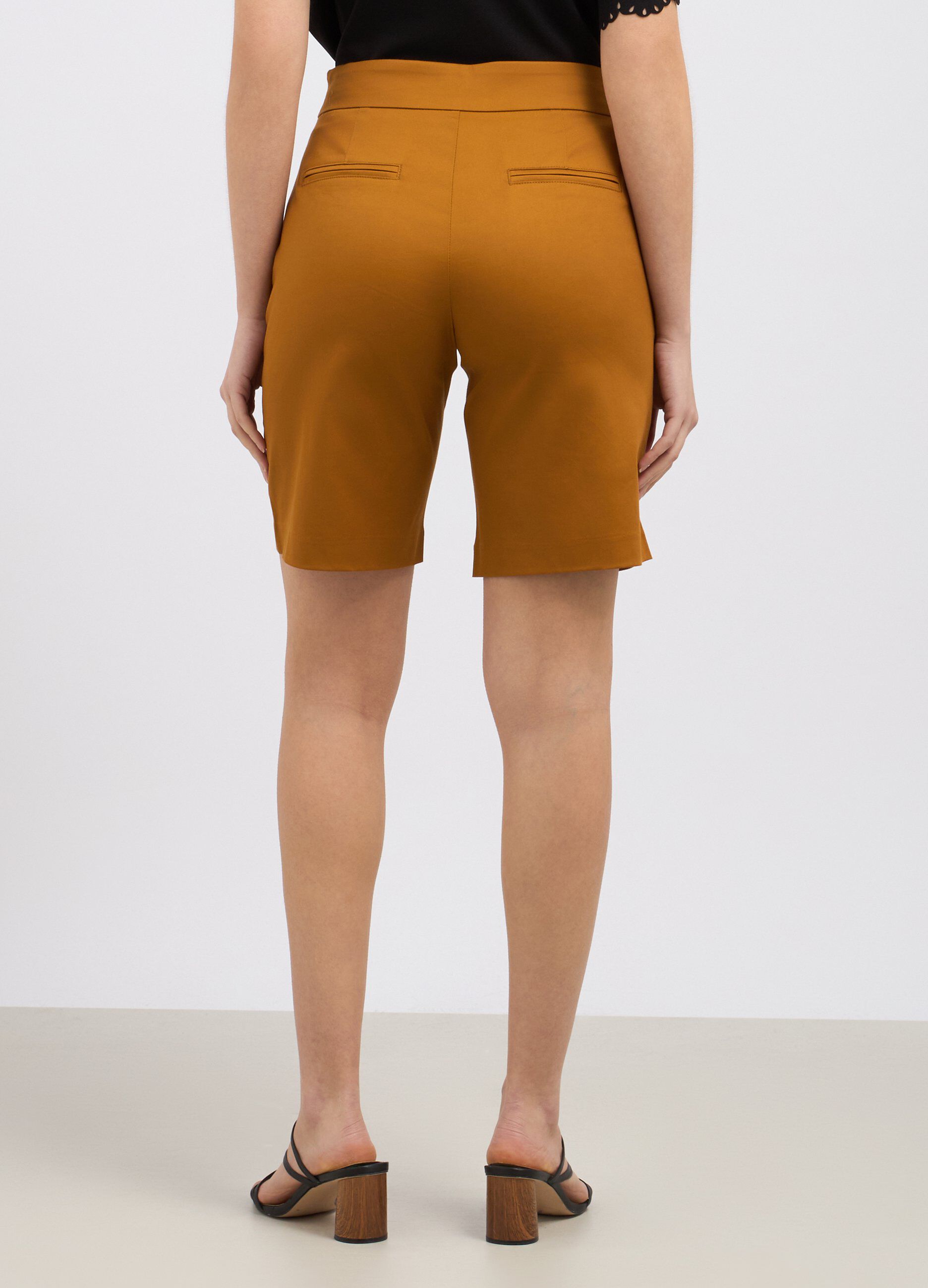 Bermuda in cotone satin donna_1