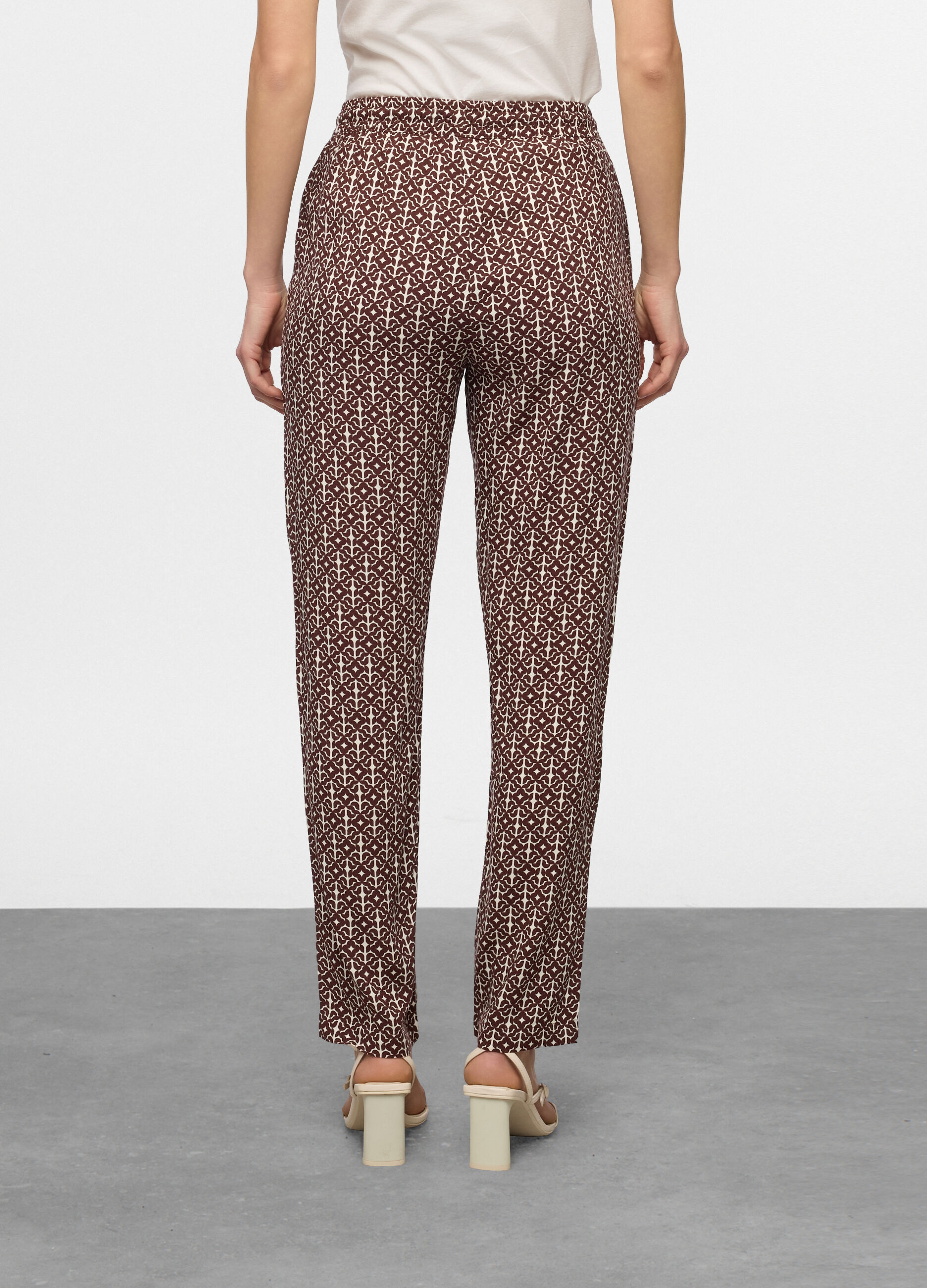 Jogger in pura viscosa donna_1