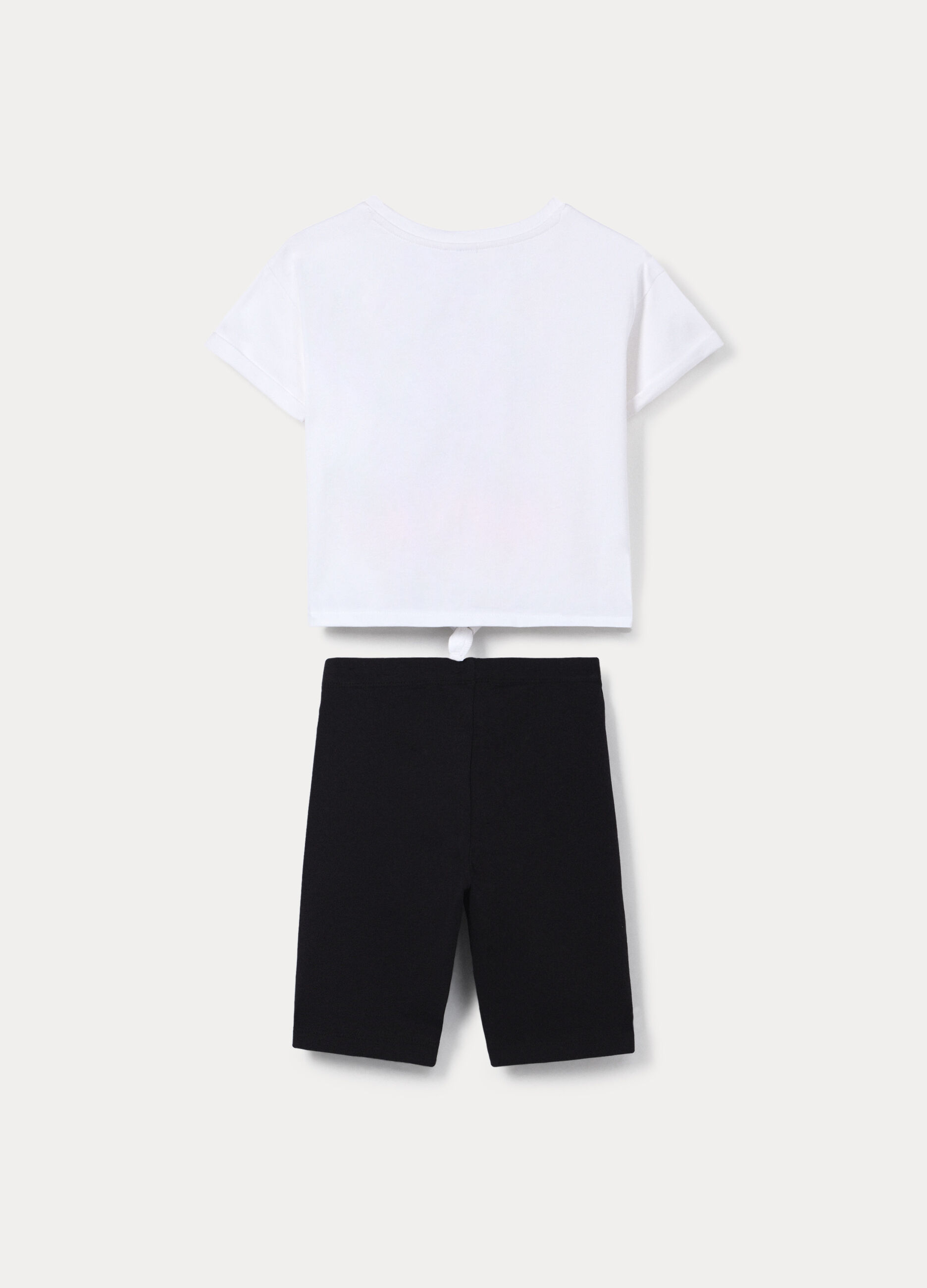 Jogging set Disney in jersey di cotone stretch bambina_1